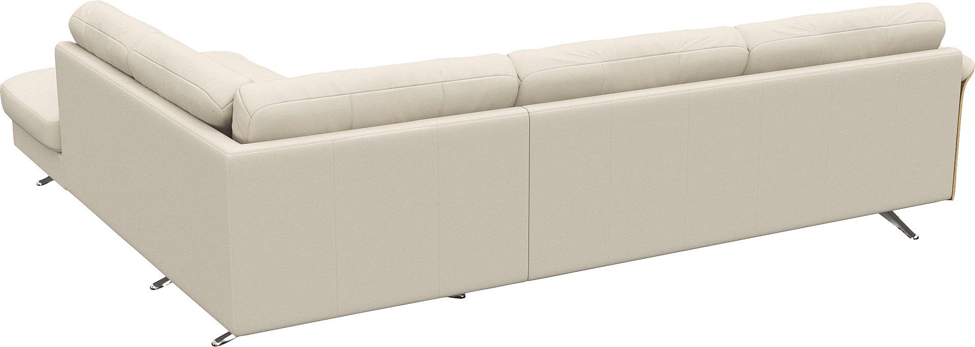 FLEXLUX Ecksofa Glow, super bequem durch hochwertigem Sitzaufbau mit Federkern, L-Form, Skandinavisches Design, In hochwertiger Verarbeitung