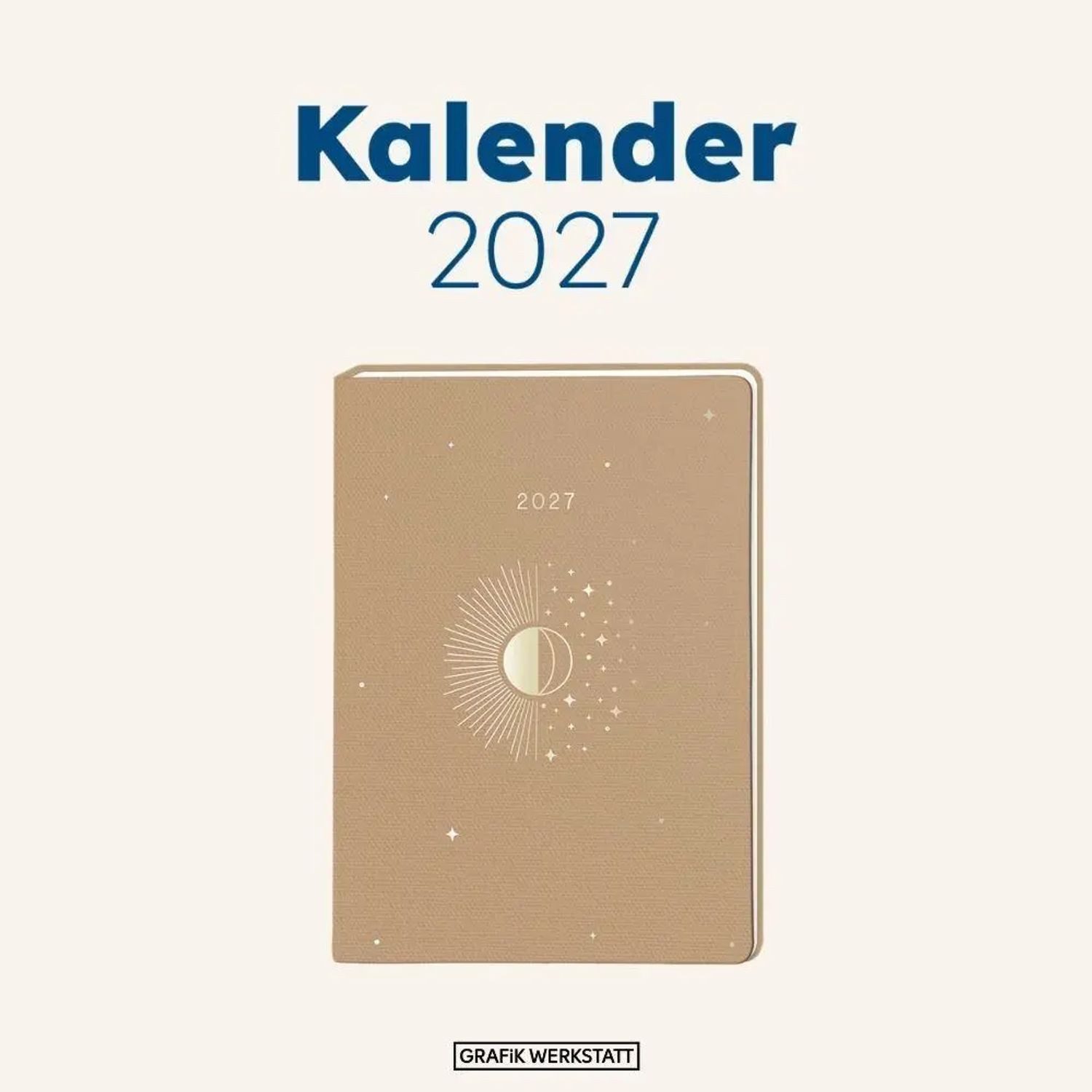Grafik Werkstatt Taschenkalender Terminplaner NatureArt 2027 Mond