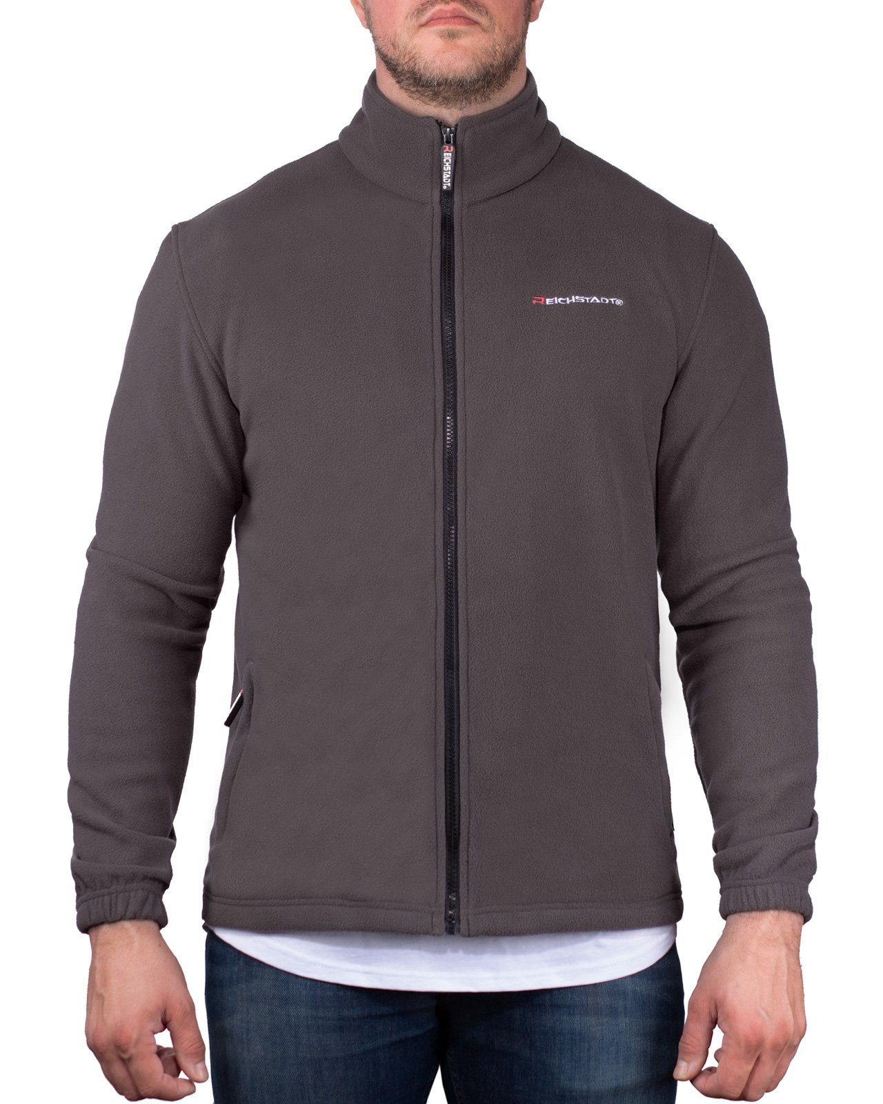 Reichstadt Fleecejacke Reichstadt Herren Fleecejacke Fares Men (1-St) Outdoor Fleecejacke im casual look