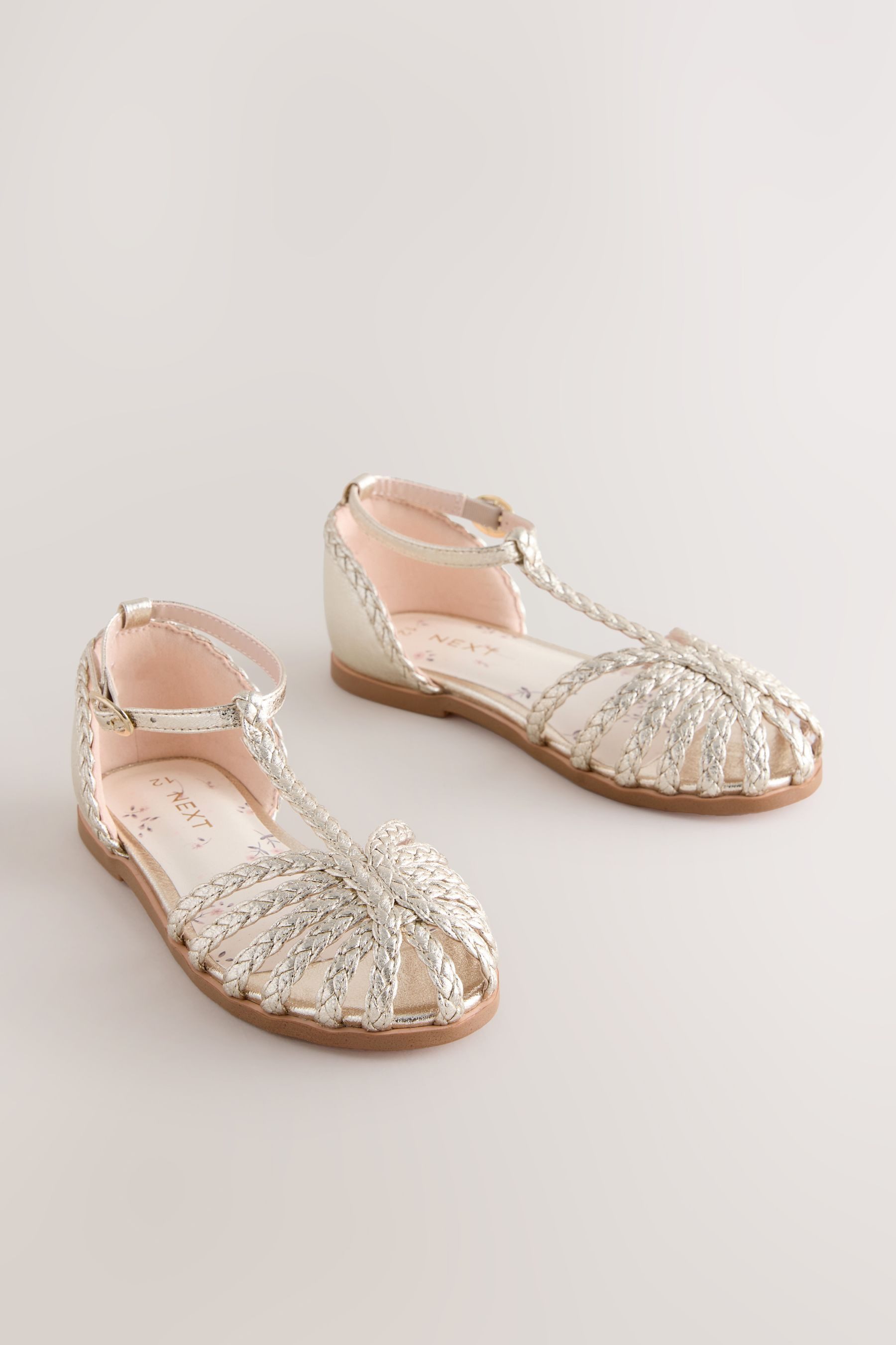 Geflochtene Fischersandalen Sandale