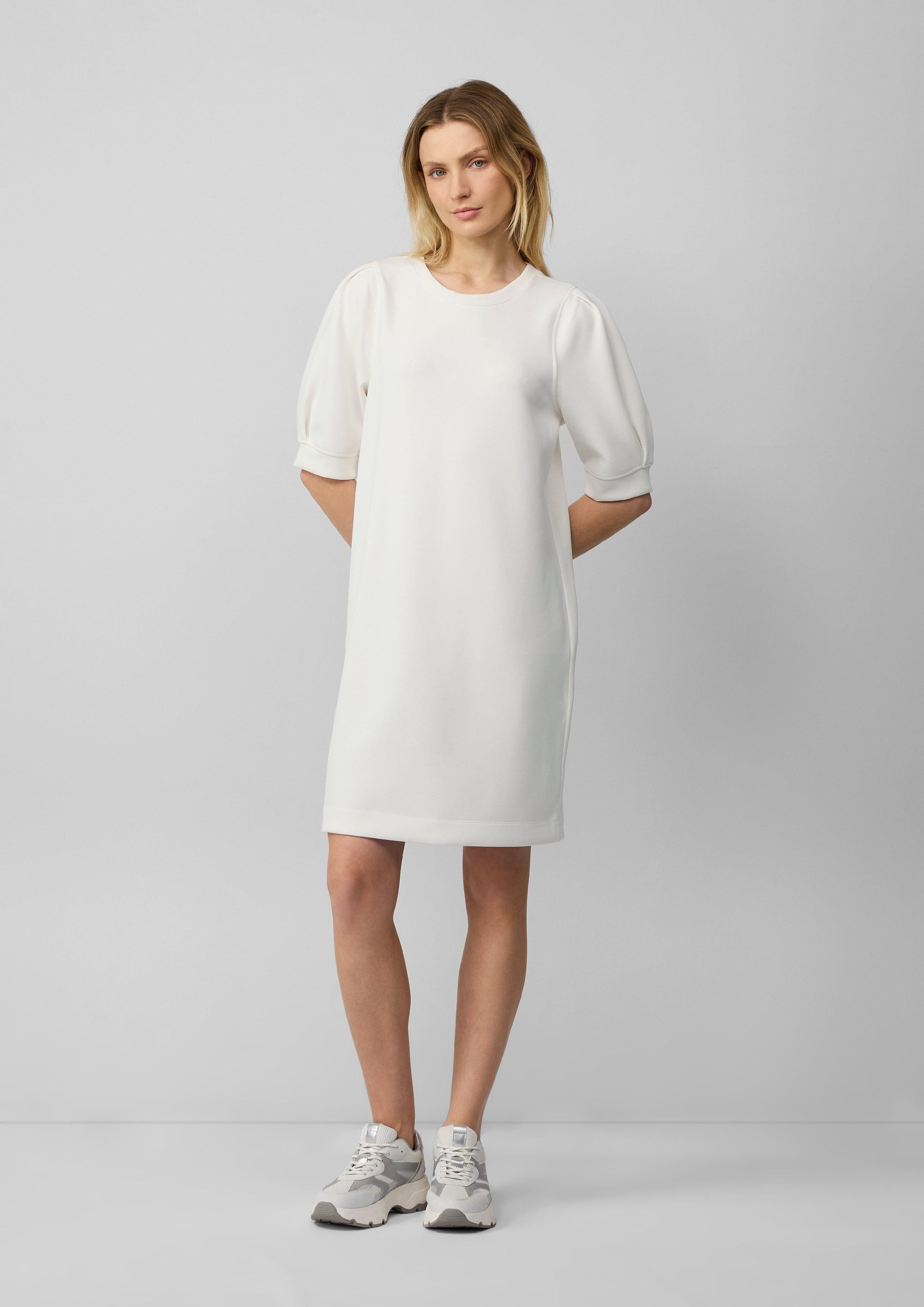 s.Oliver Minikleid Kurzes Scuba-Kleid mit Puffärmeln günstig online kaufen