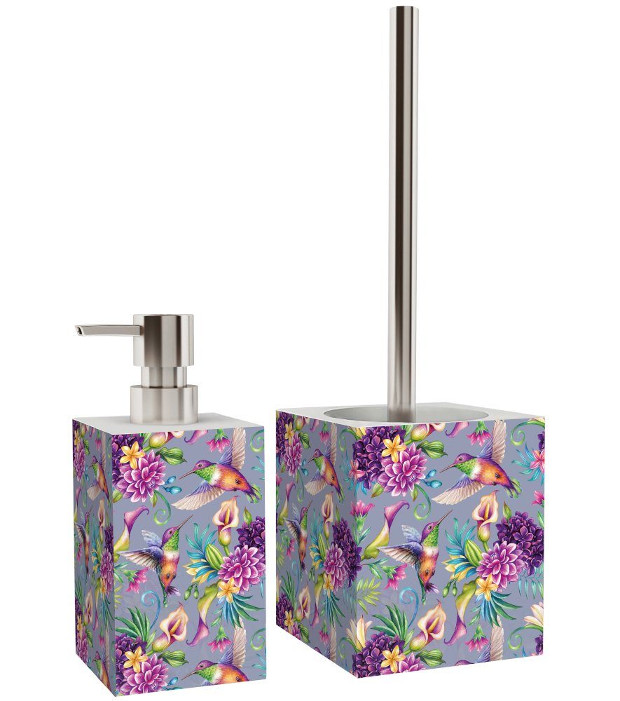 Sanilo Badaccessoire-Set mit Motiv, viele schöne Seifenspender und WC Bürst günstig online kaufen