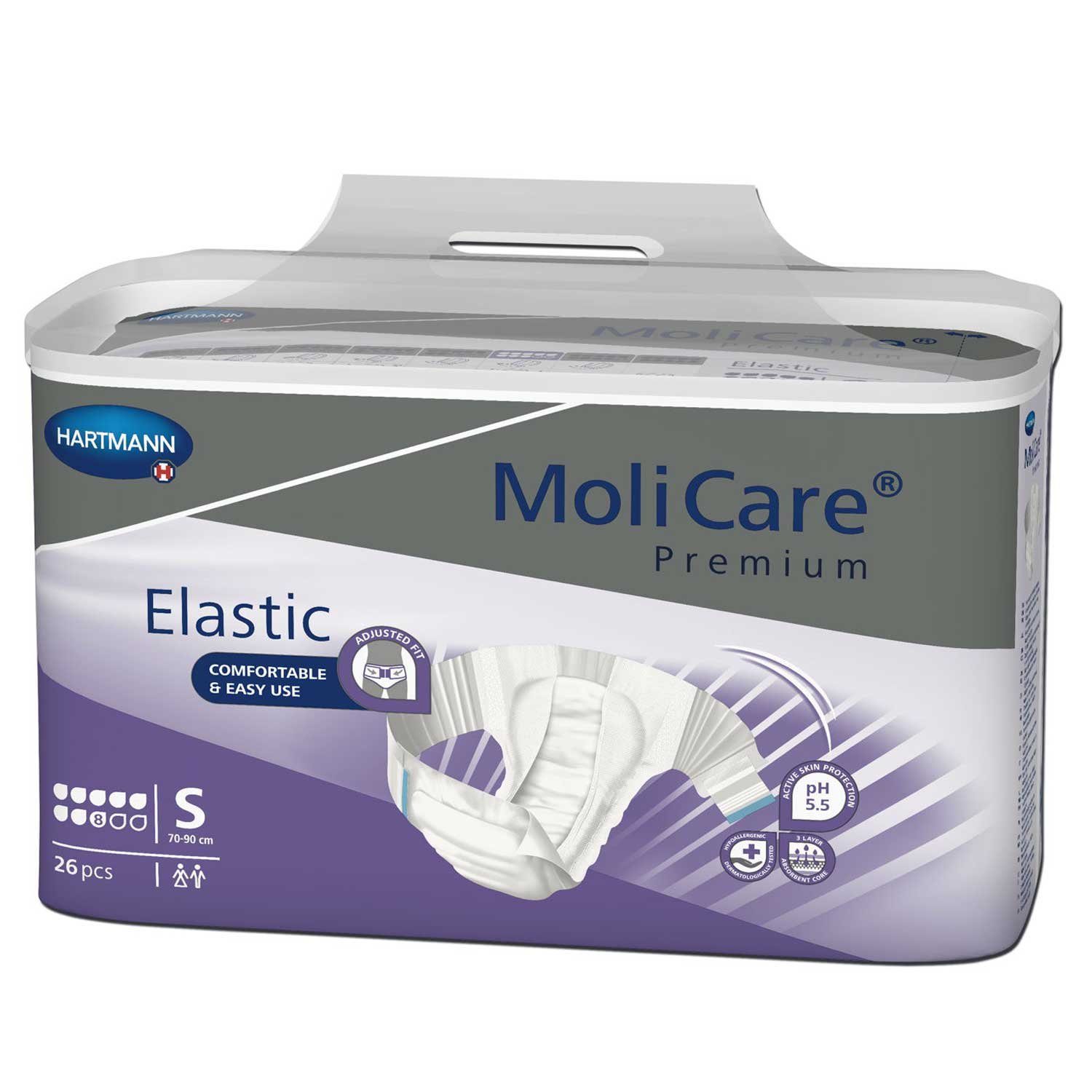 Molicare Inkontinenzslip MoliCare® Premium Elastic 8 Tropfen Größe S Karton á 3 (78-St) für elastische Inkontinenzversorgung