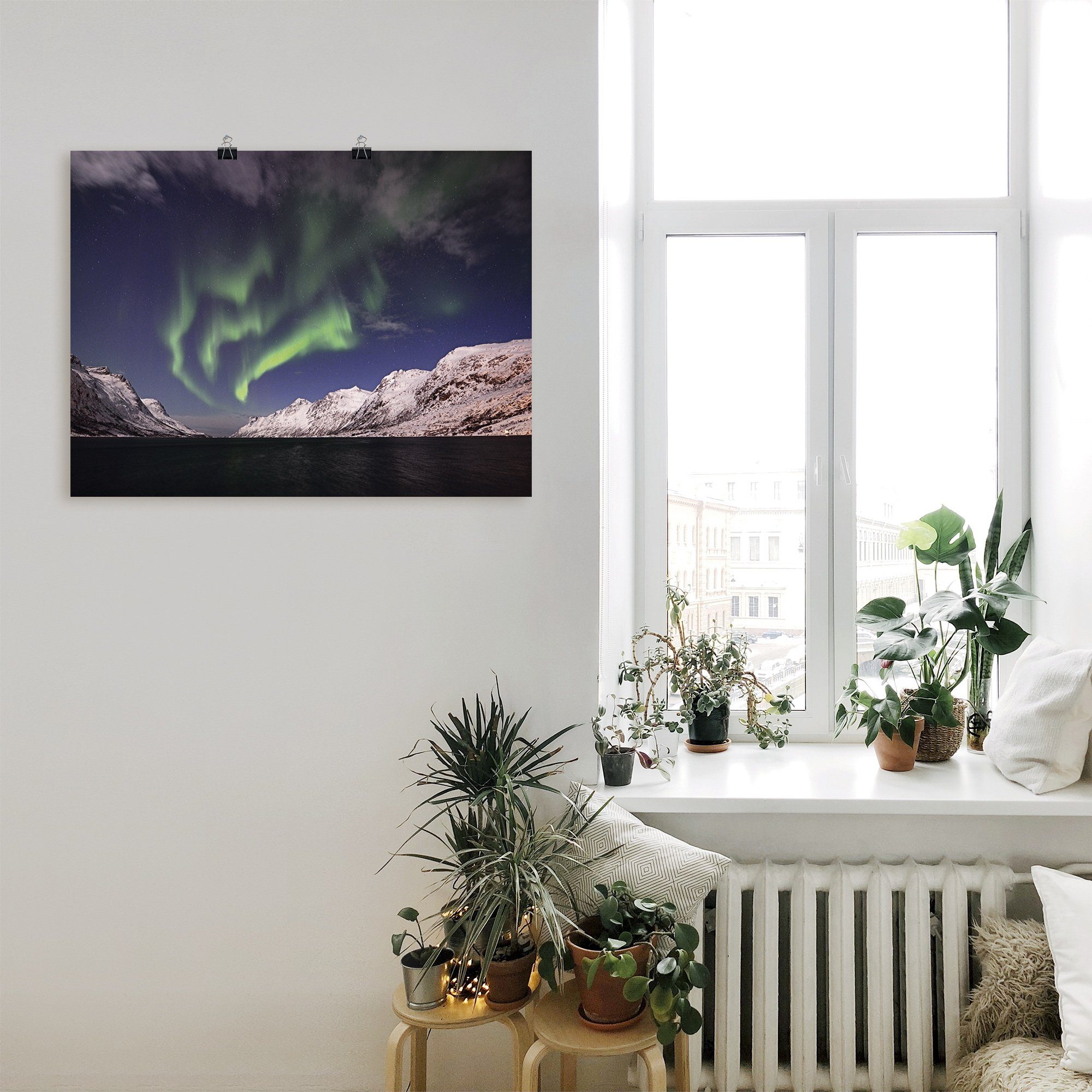 Artland Wandbild »Nordlicht Norwegen I«, Himmel (1 Stück), in vielen Größen & Produktarten - Alubild / Outdoorbild für den Außenbereich, Leinwandbild, Poster, Wandaufkleber / Wandtattoo auch für Badezimmer geeignet-kaufen