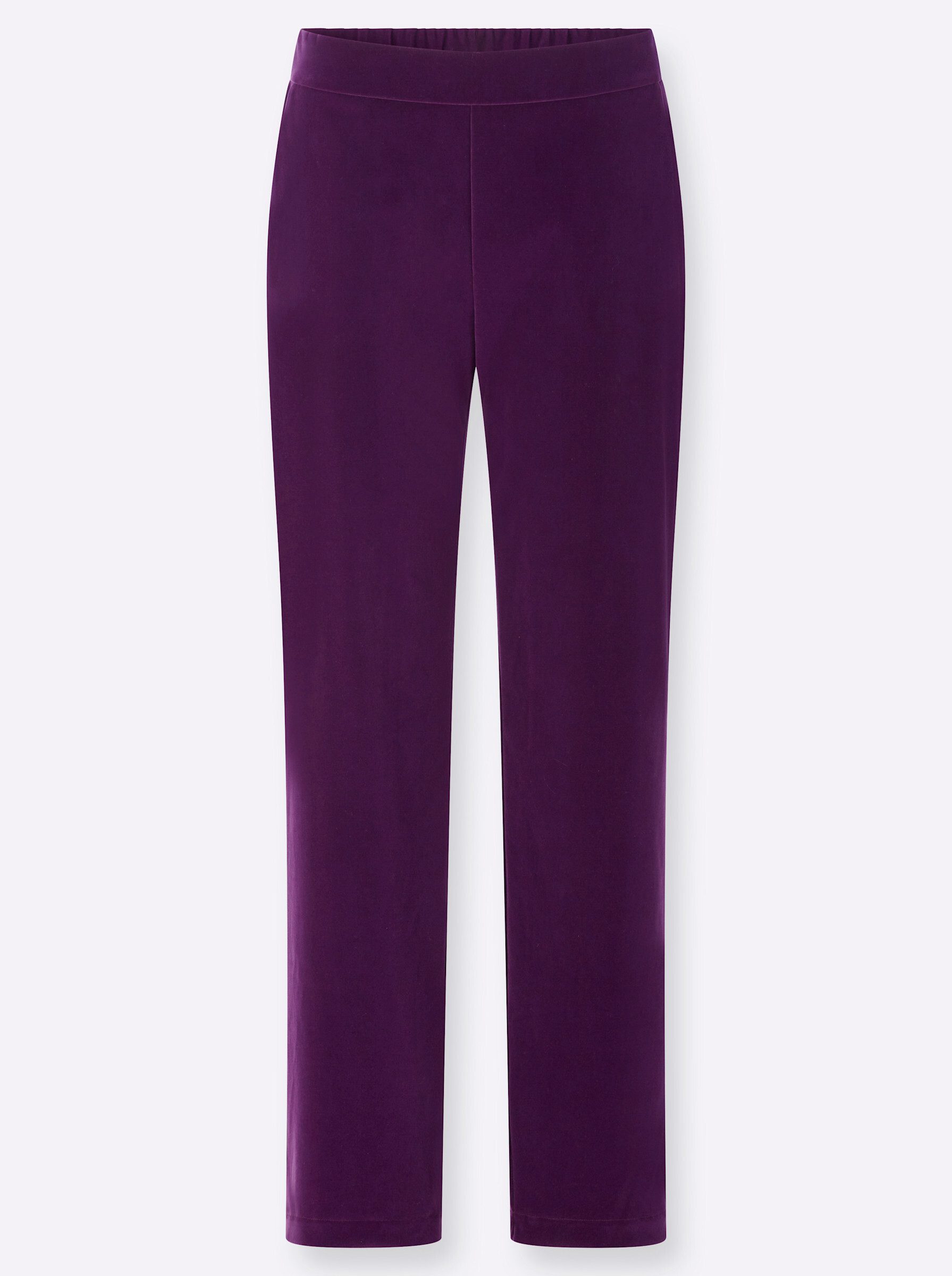 Jerseyhose Samt-Hose komfortabel
