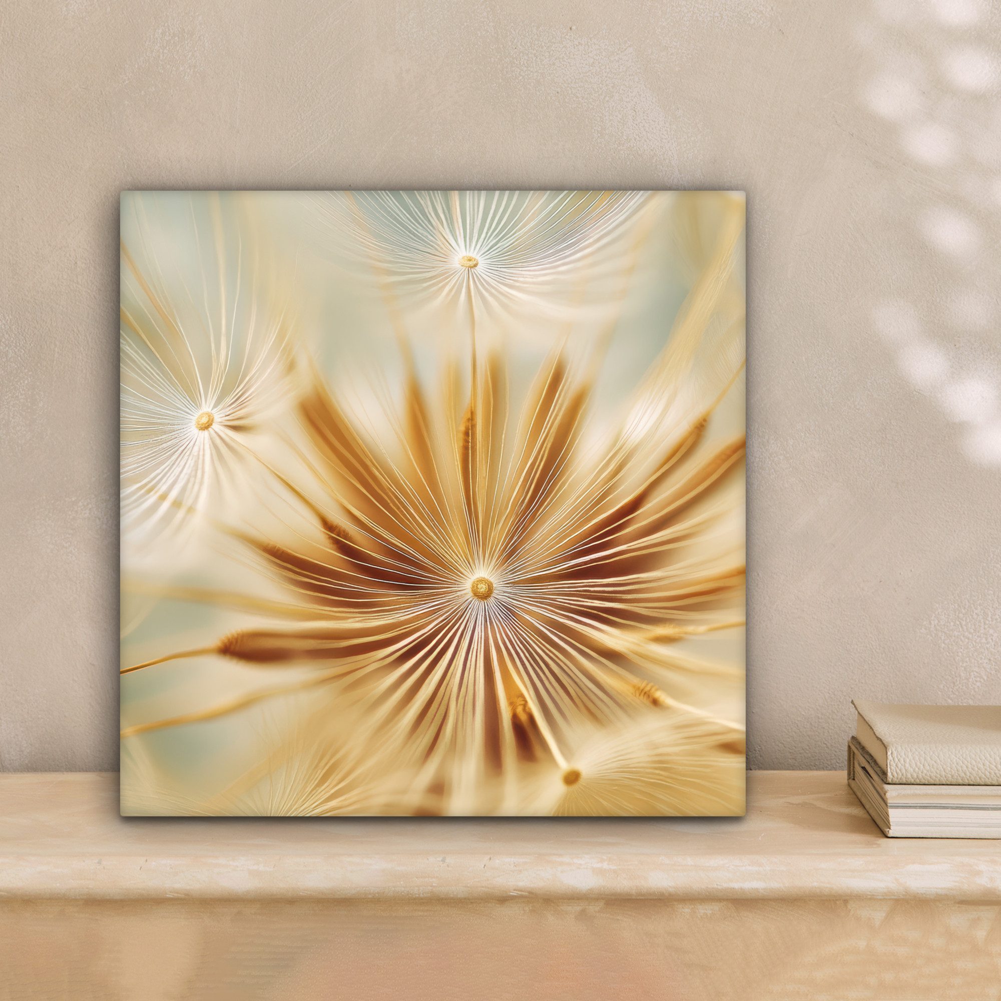 OneMillionCanvasses® Leinwandbild Löwenzahn - Beige - günstig online kaufen