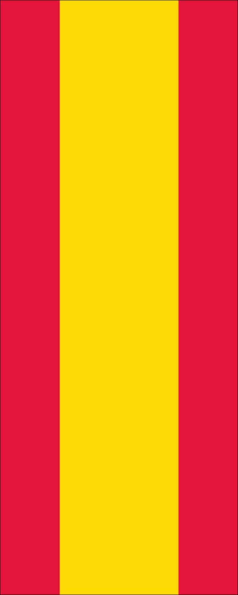 flaggenmeer Flagge Flagge Spanien 110 g/m² Hochformat | Fahnen