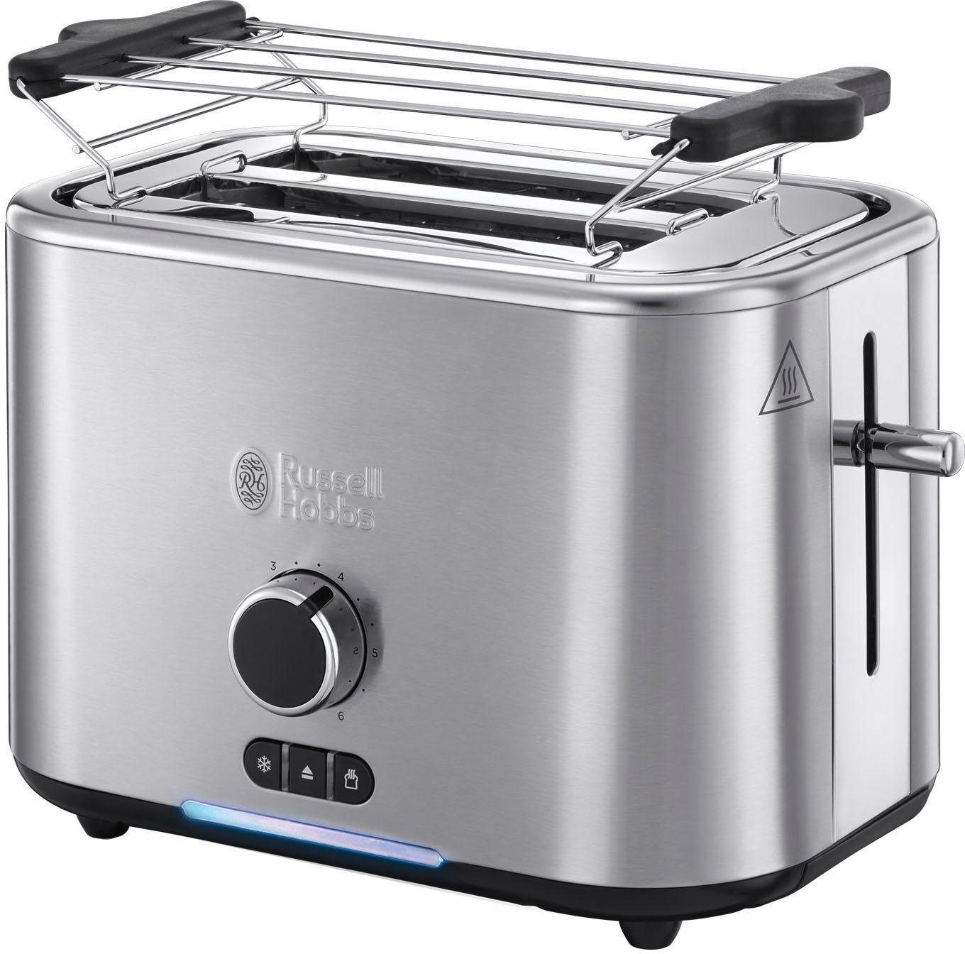 RUSSELL HOBBS Toaster Velocity 24140-56, 2 kurze Schlitze, für 2 Scheiben, 2400 W, spart wertvolle Zeit
