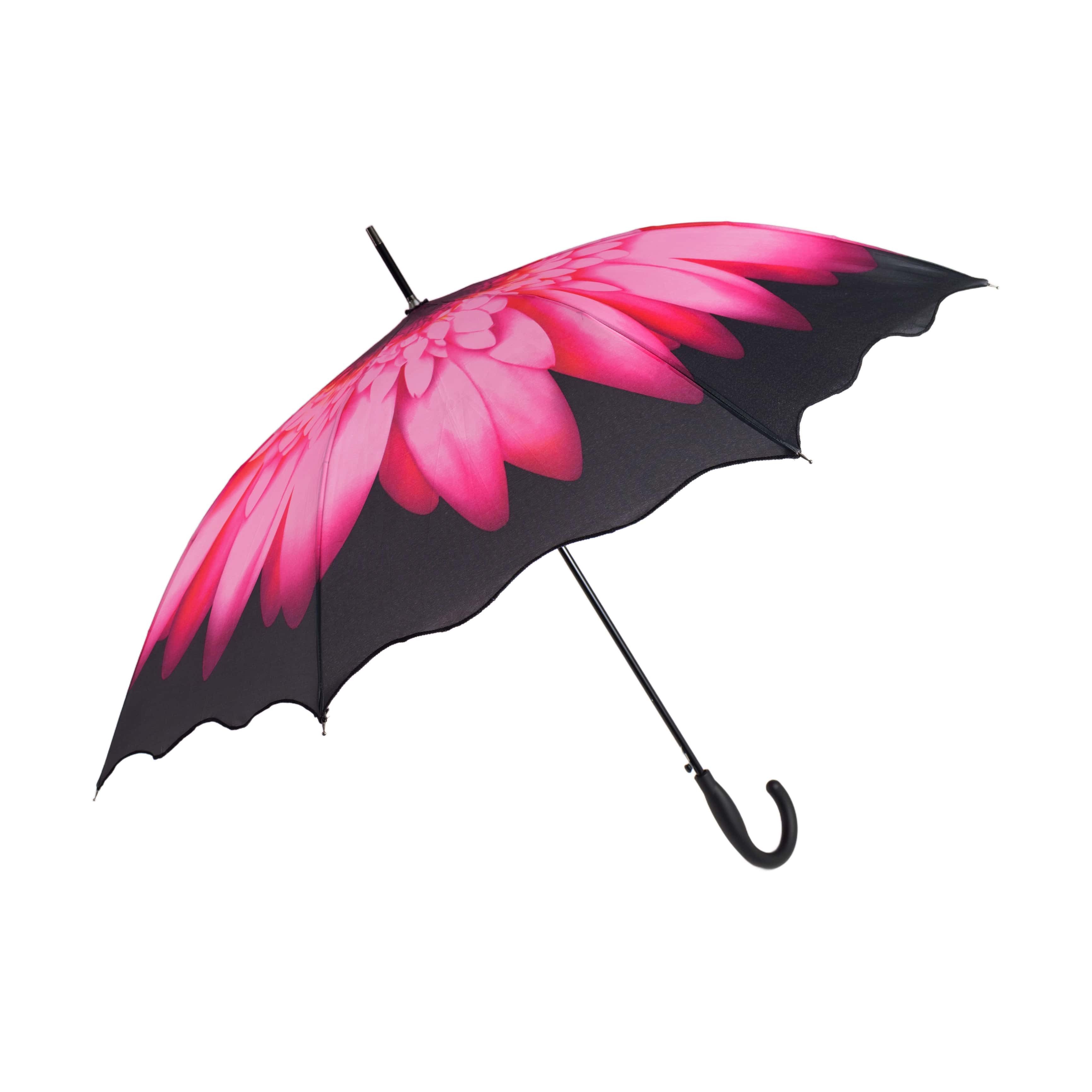 Susino Stockregenschirm mit Blumenmuster – Stabil, Windfest und Stilvoll