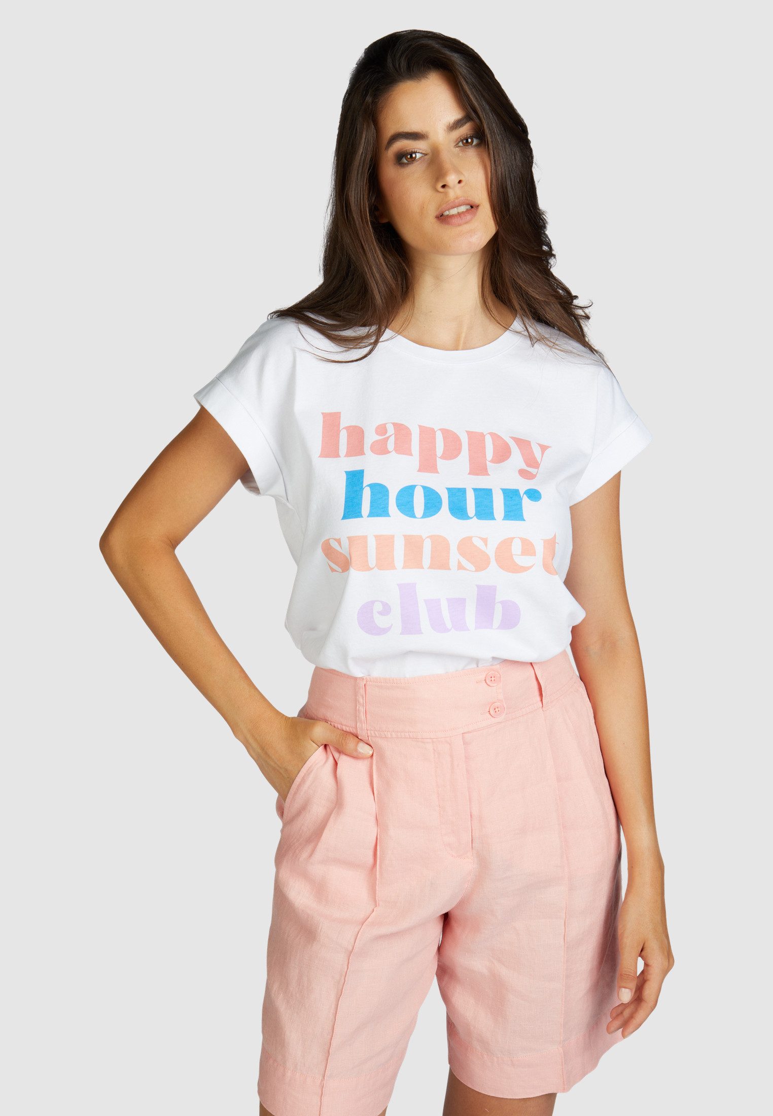 MARC AUREL T-Shirt "Happy Hour Sunset Club"