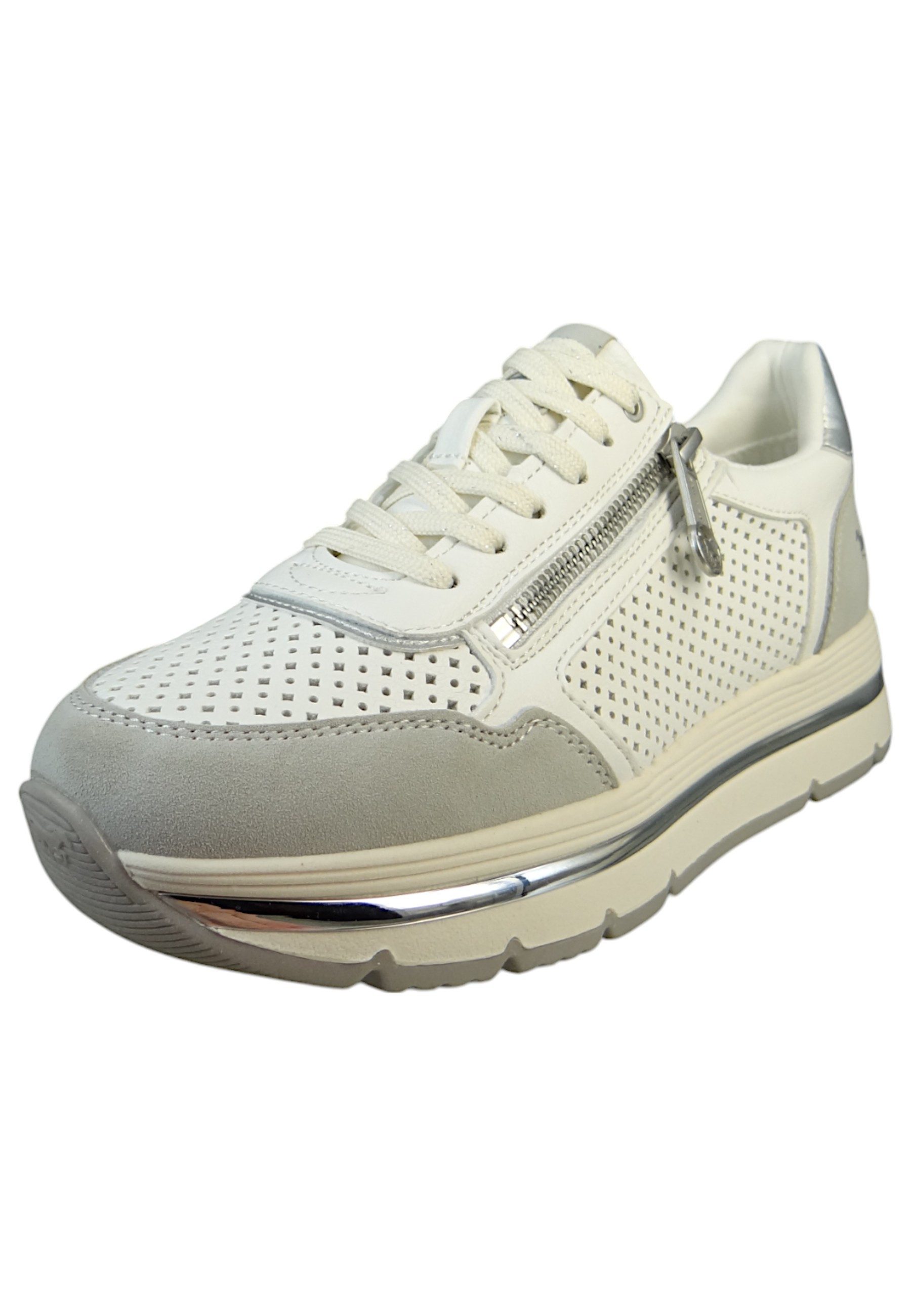 Mustang Shoes 1498302 1 Weiss Sneaker
