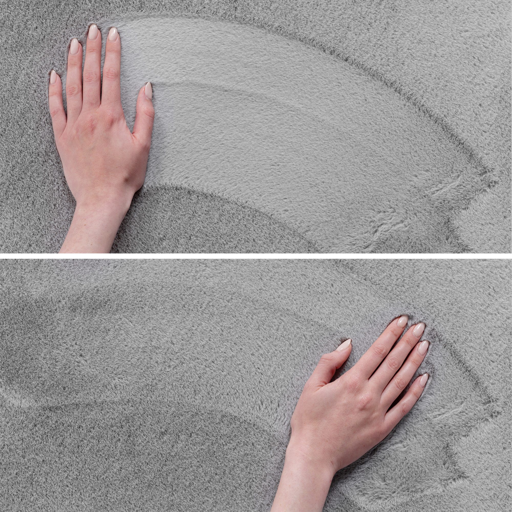 Carpettex Veloursteppich Unicolor - Einfarbig, Rund, Höhe: 11 mm, Perfekt geeignet für Wohnzimmer, Schlafzimmer,Küche,Kinderzimmer