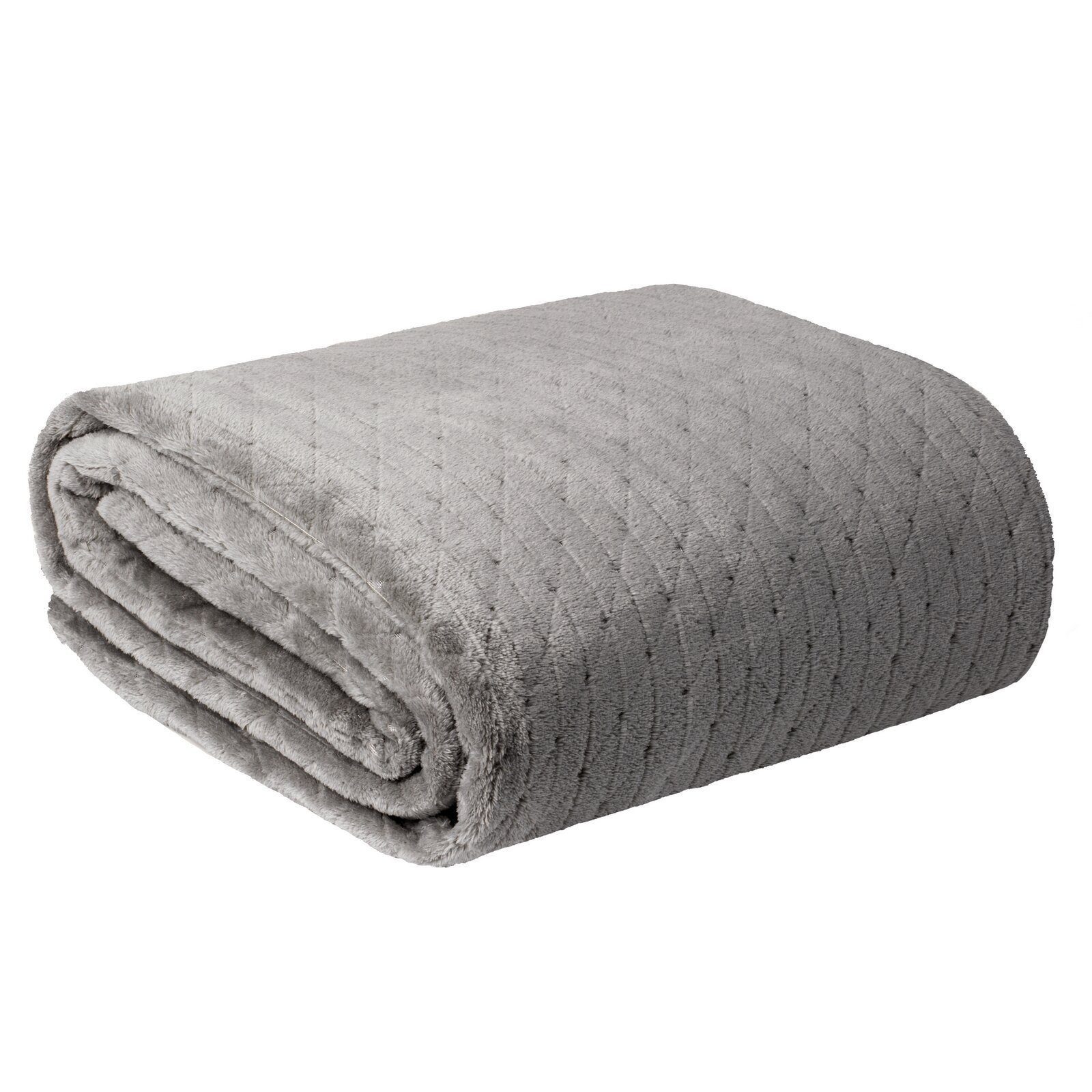 Plaid Cindy, Design91, Warm Kuschelig Gemustert Einfarbig Kuscheldecke Sofa günstig online kaufen