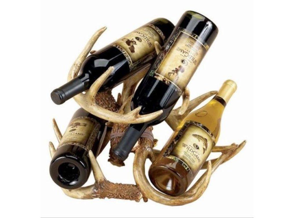 Caramel MEDIA Weinflaschenhalter Weinflaschenhalter Geweih günstig online kaufen