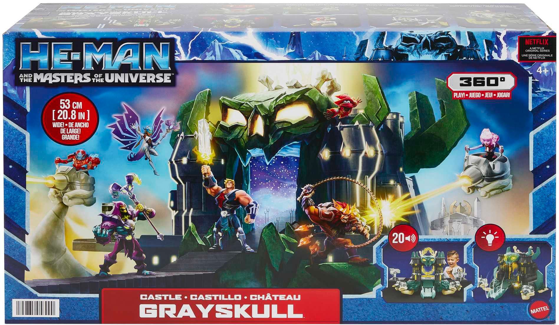 Mattel® Spielwelt mit Licht Universe, of Masters und Castle Animated the Grayskull, Sound