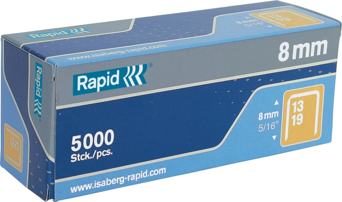 Rapid Heftklammer Tackerklammern Nr. 13 6mm verzinkt VE=2500 Stück