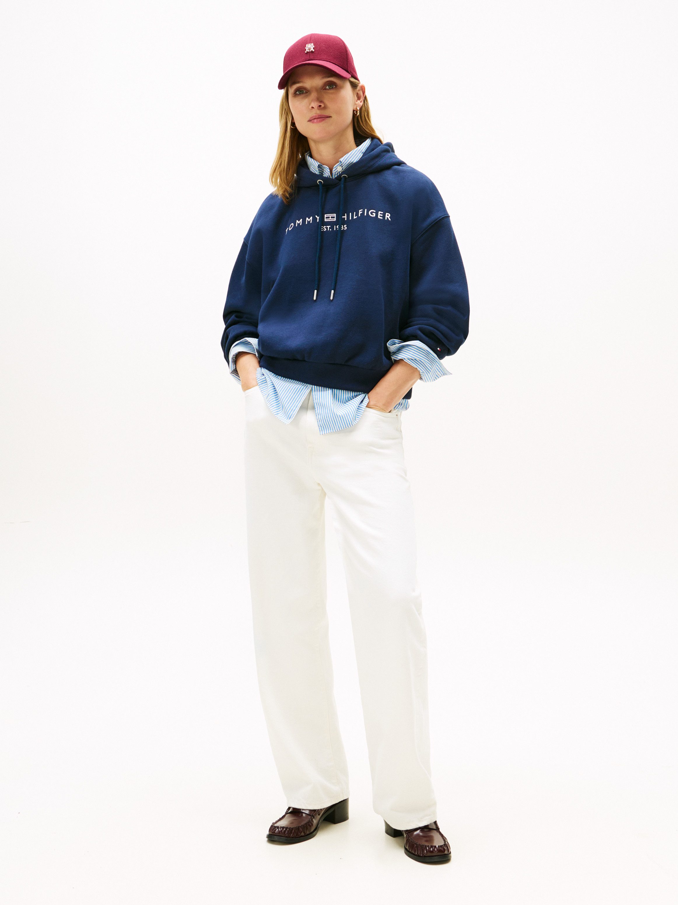 Tommy Hilfiger Kapuzensweatshirt CORP LOGO MDRN HOODIE