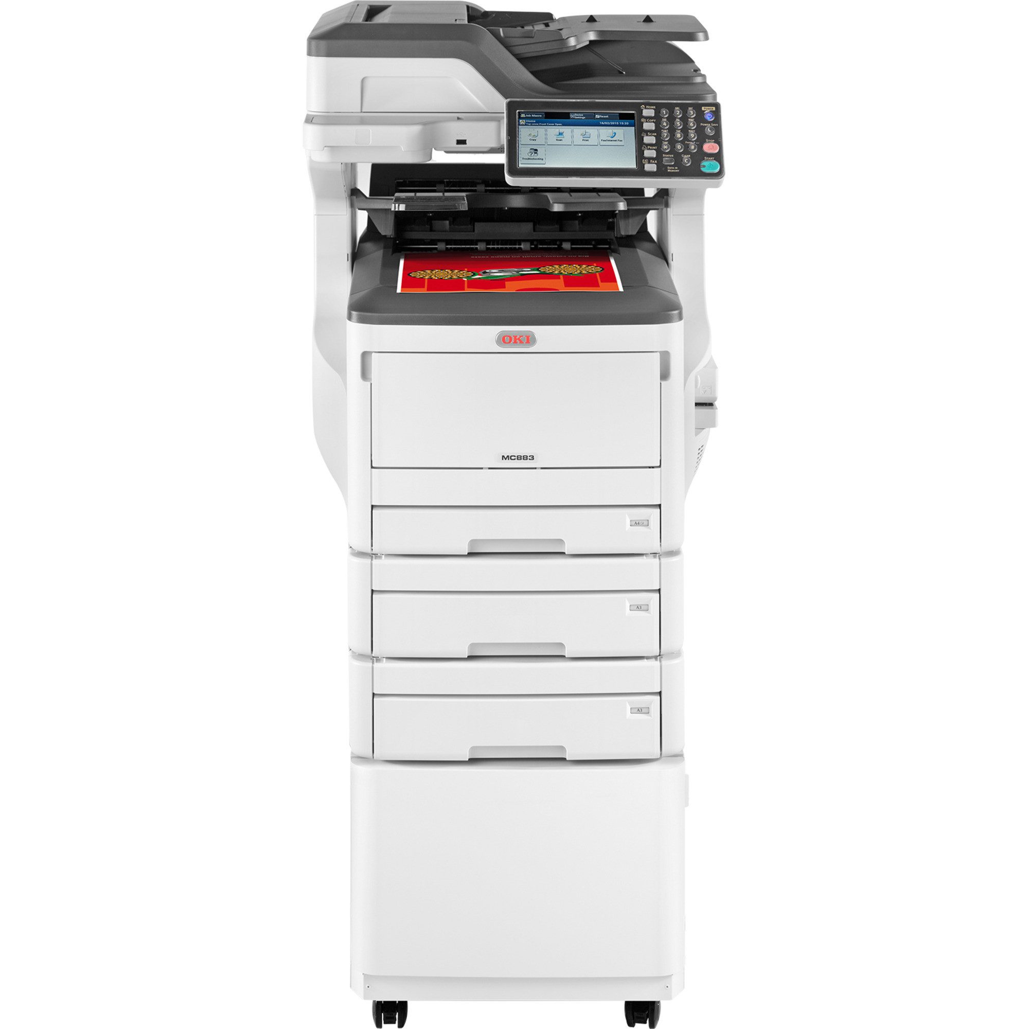 OKI OKI MC883dnct, Multifunktionsdrucker, (USB, LAN, Multifunktionsdrucker