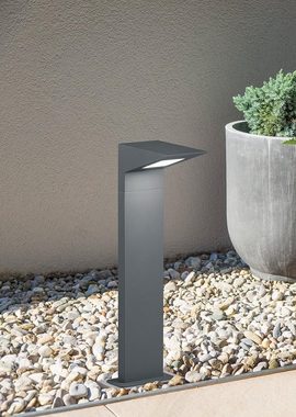 lightling LED Außen-Stehlampe Nelly, LED fest integriert, kaltweiß, moderne Gartenlampe mit und ohne Bewegungsmelder