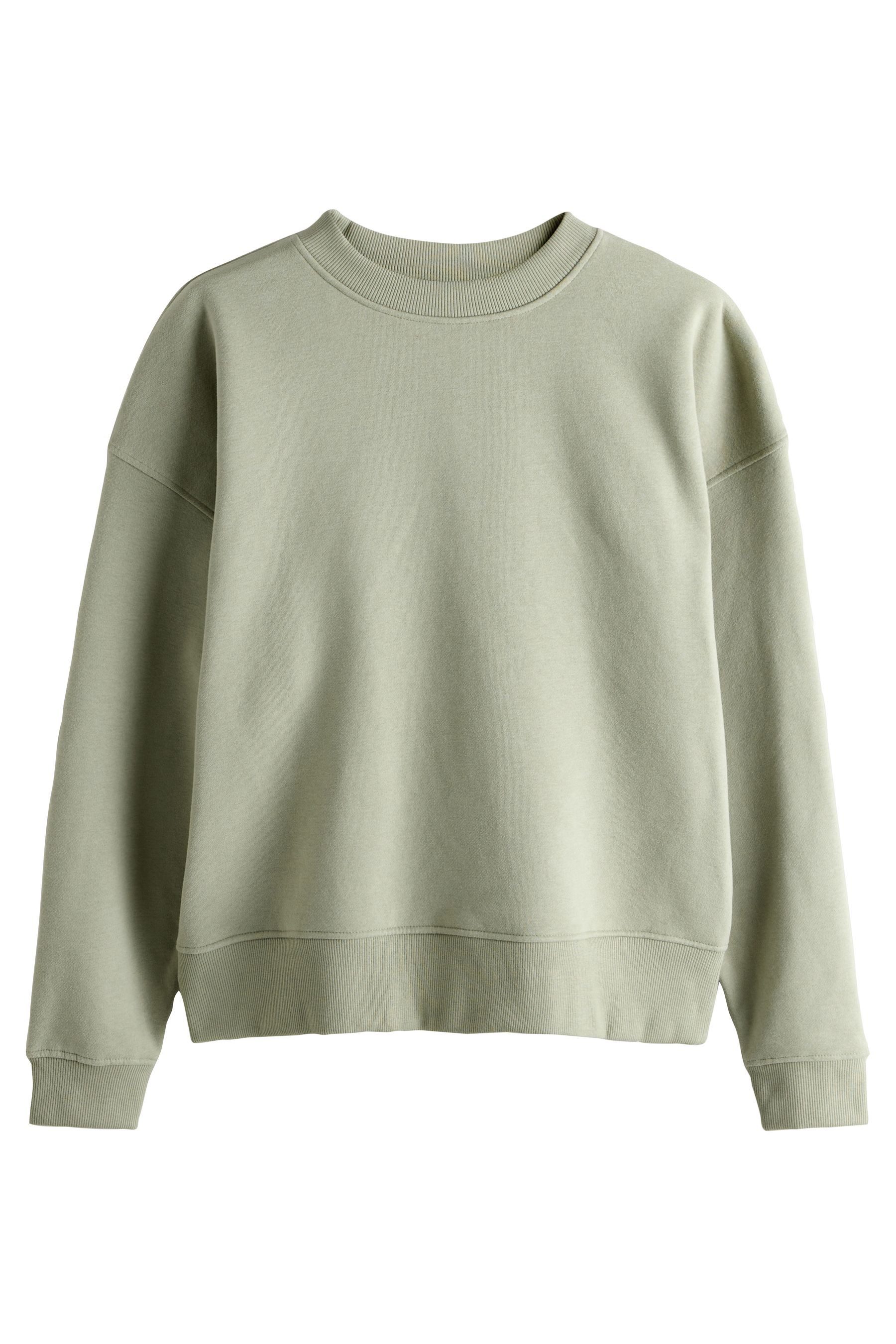 Next Sweater Superweiches gepeachtes Essentials Sweatshirt (1-tlg)