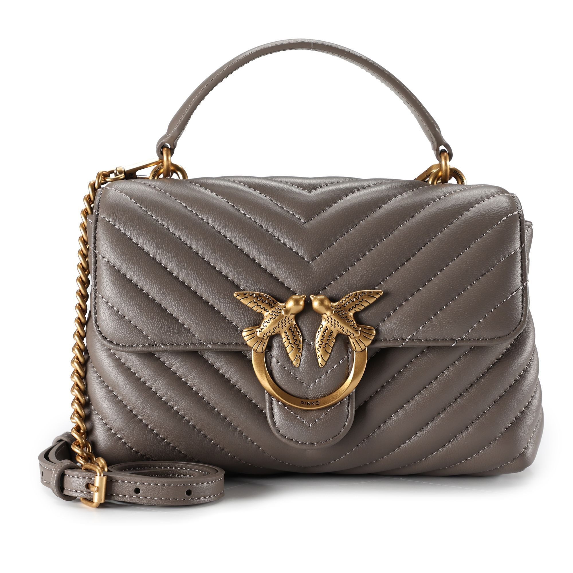 PINKO Henkeltasche Love Lady, Leder