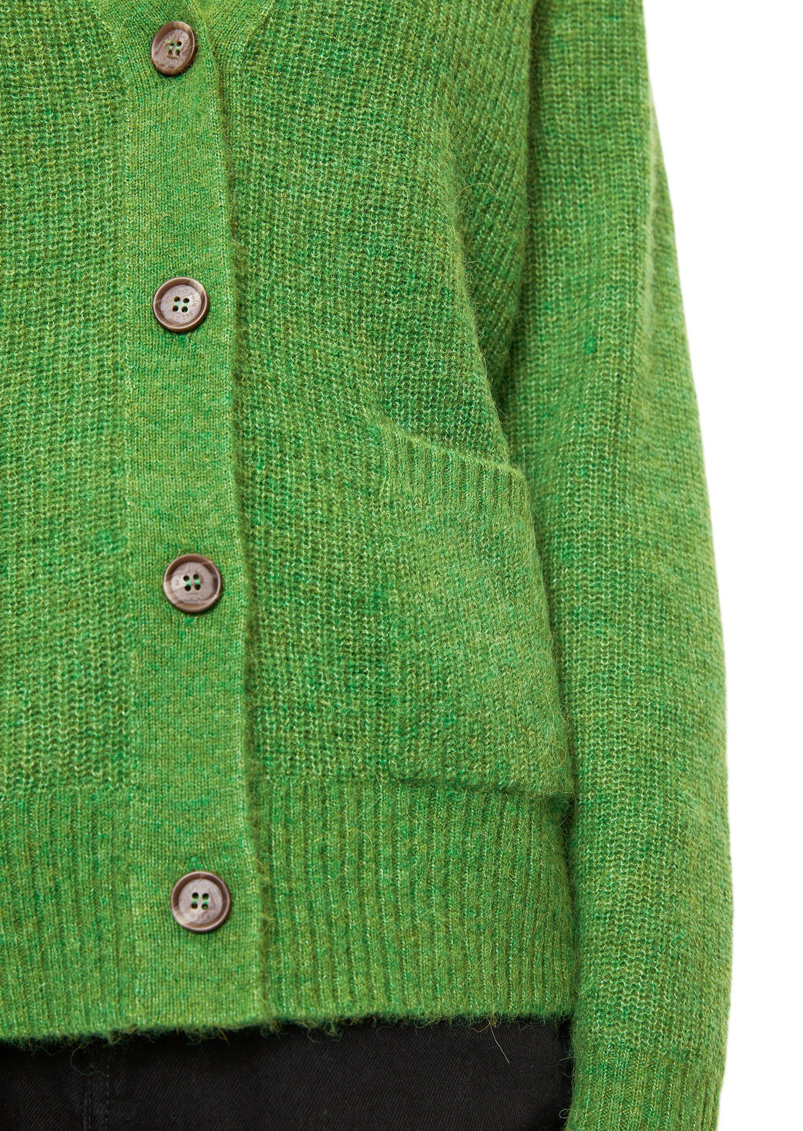 O'Polo DENIM Baby-Alpakawolle Cardigan Marc mit grün
