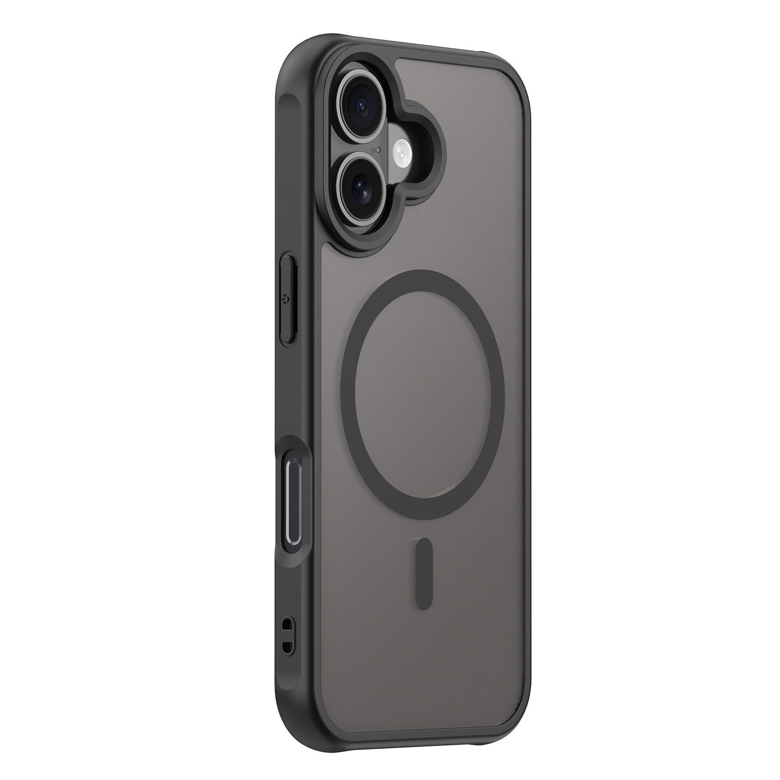 Futurea Handyhülle Smartphone iPhone Hülle Schwarz MagSafe Case Frosted-Black Case, für Apple iPhone 17, 17 Air, 17 Pro, 17 Pro Max