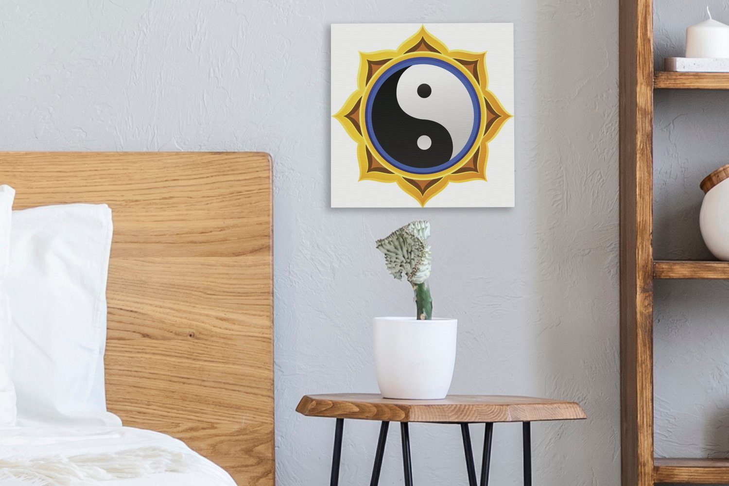 Sonnenblume, für Eine Wohnzimmer (1 von und Schlafzimmer Illustration Leinwandbild einer Yang Yin OneMillionCanvasses® in Bilder St), Leinwand