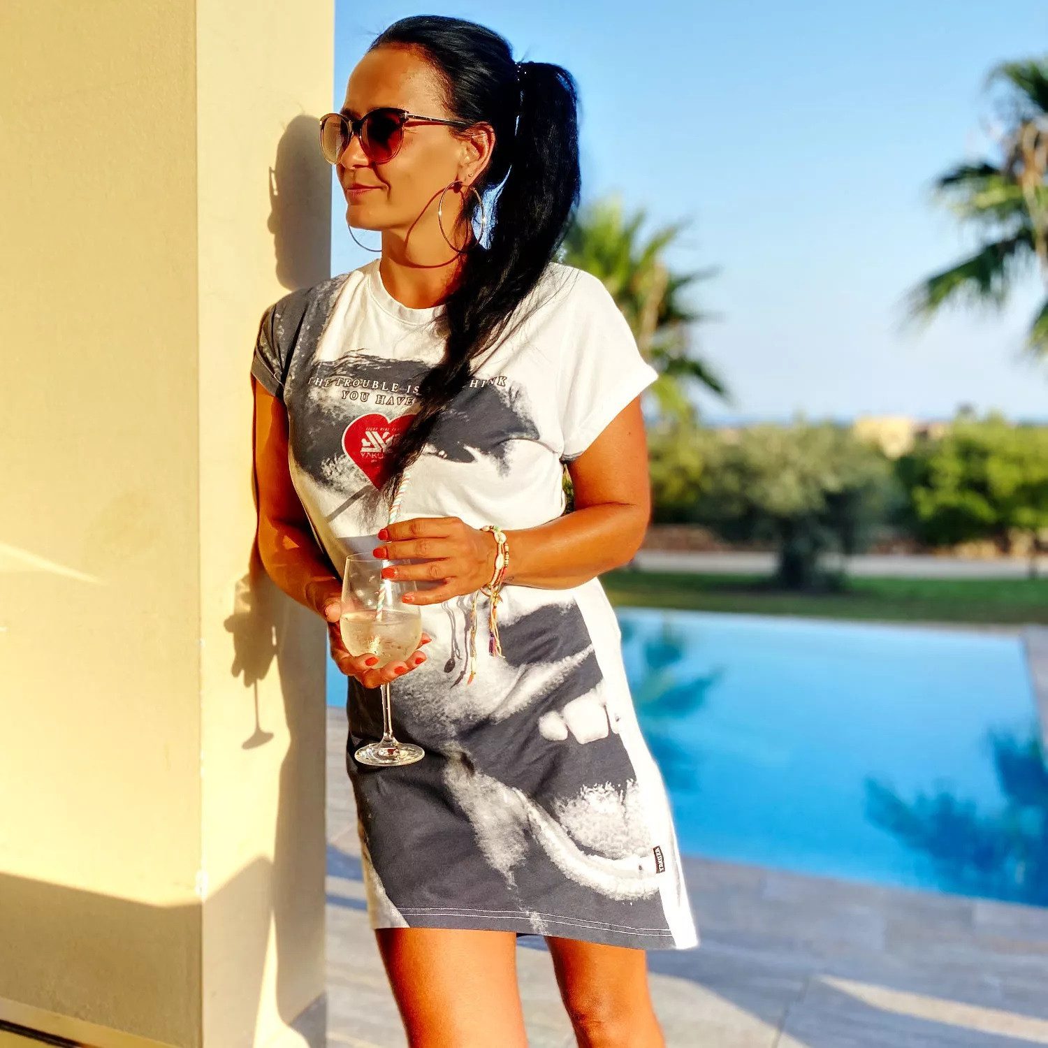 YAKUZA Shirtkleid Flip Urban T-Shirt Kleid günstig online kaufen