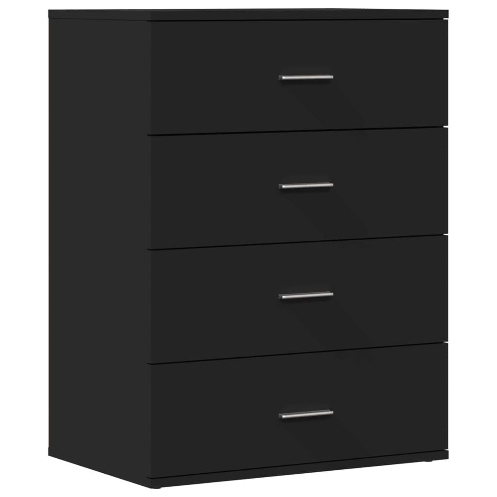 vidaXL Sideboard Sideboard Schwarz 60x39x80 cm günstig online kaufen