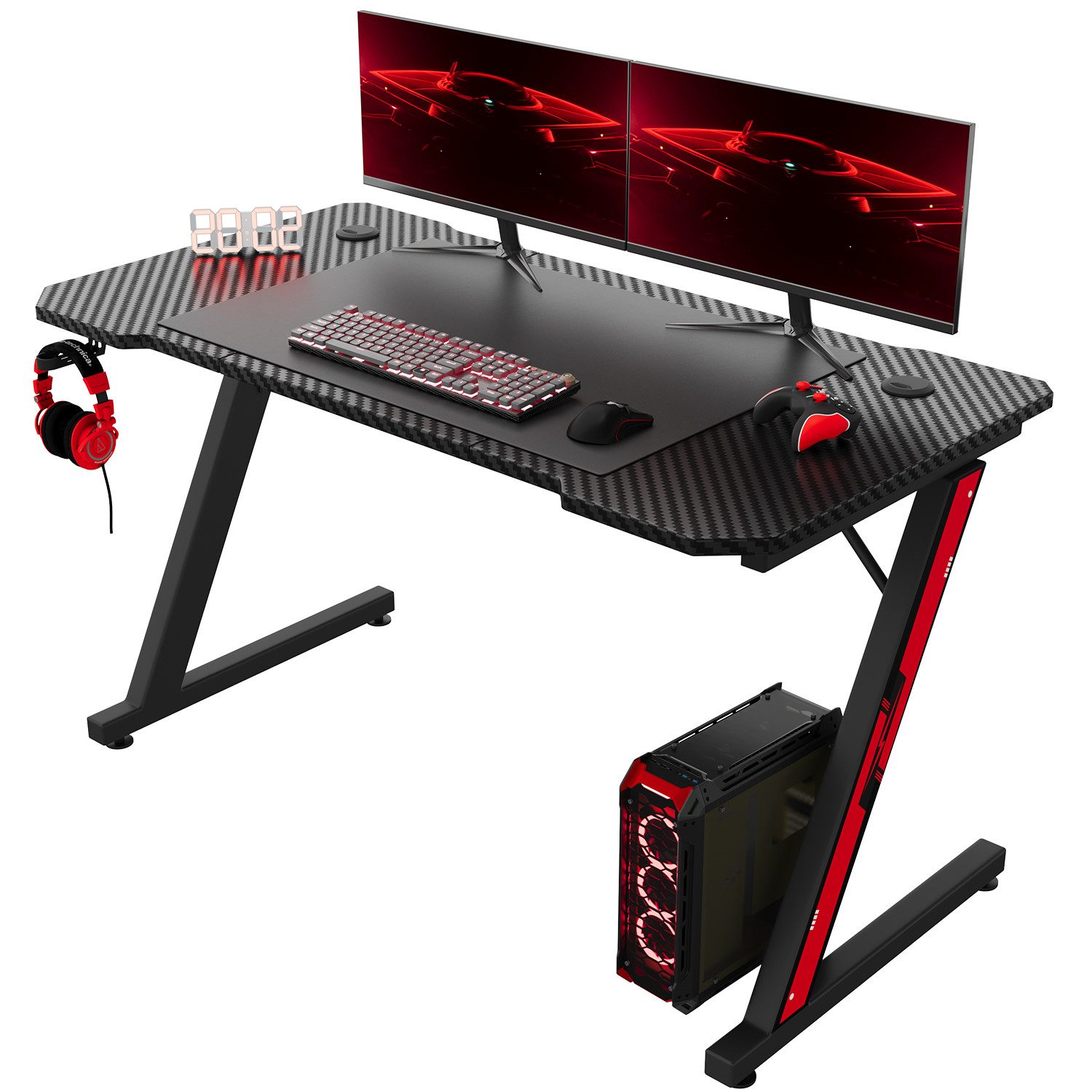 HOMALL Gamingtisch Gaming Tisch Computertisch Schreibtisch günstig online kaufen