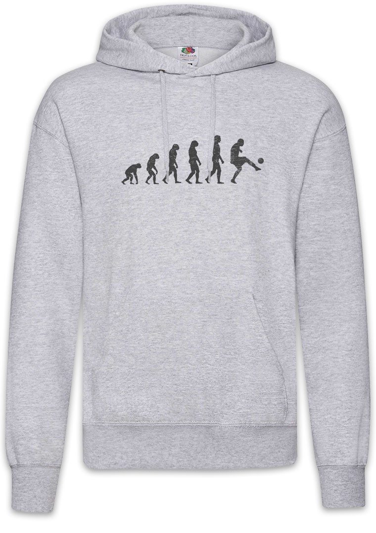 Hoodie Football Evolution Herren HoodieFußball Fussball Player Soccer Game