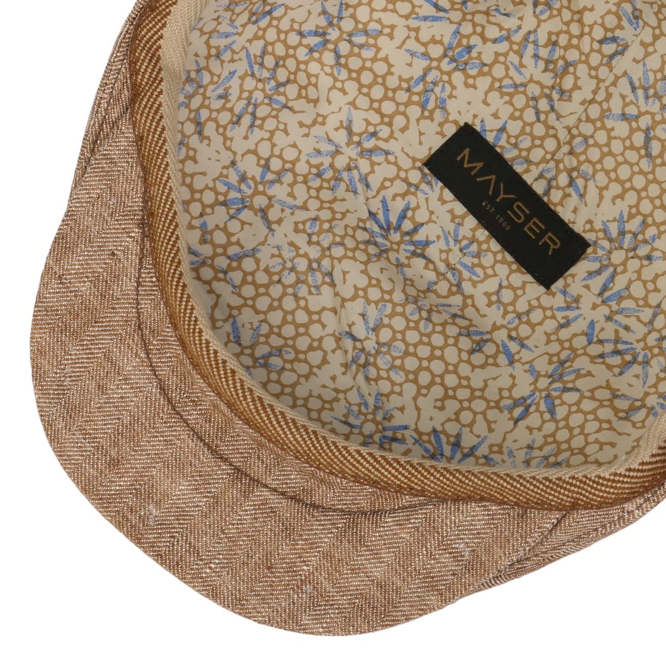 Mayser Flat Cap (1-St) Schirmmütze mit Schirm, Made in the EU
