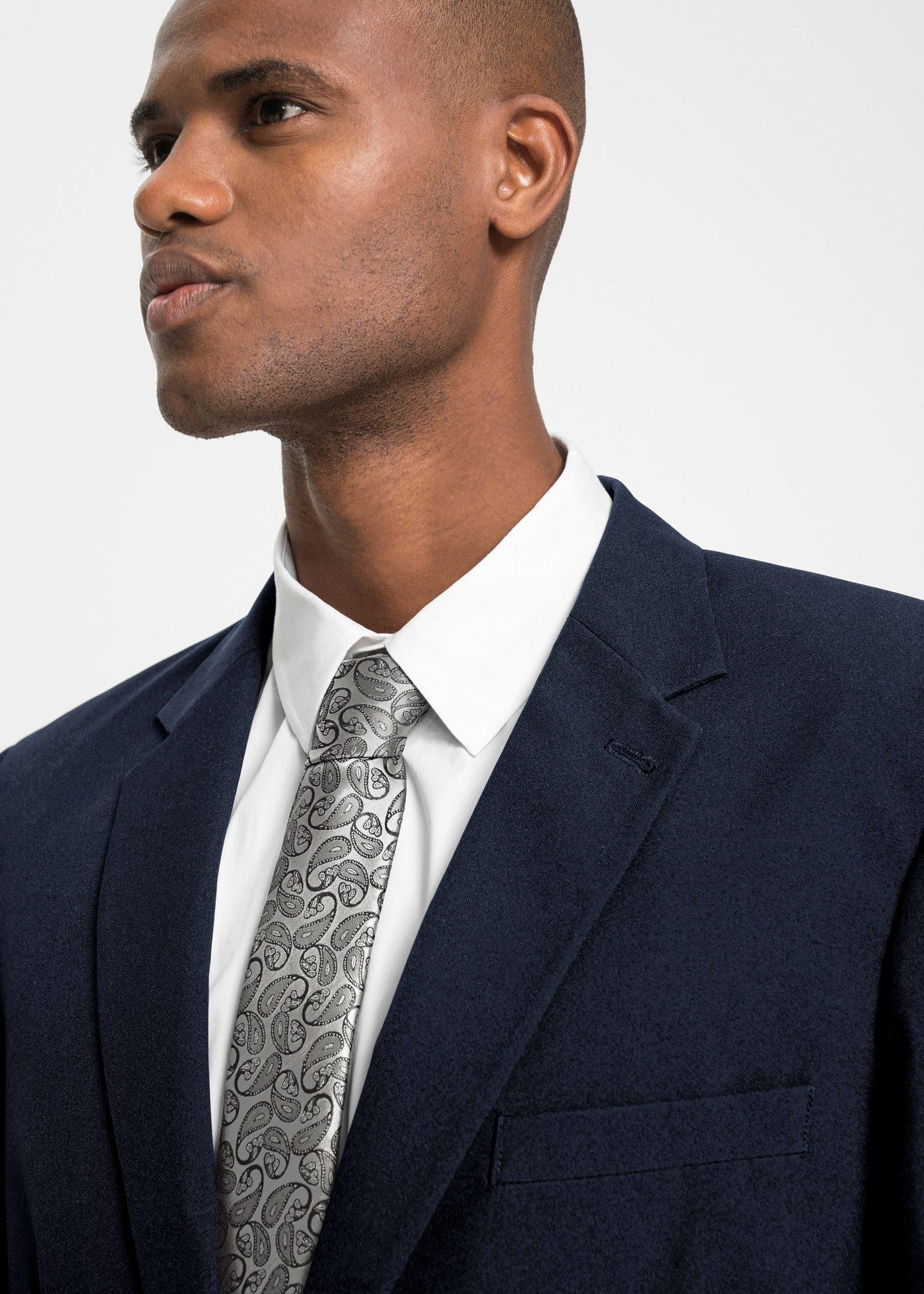 bonprix Anzug (Set, 4-tlg) festlicher Stil, bequeme Passform, aus Polyester und Baumwolle