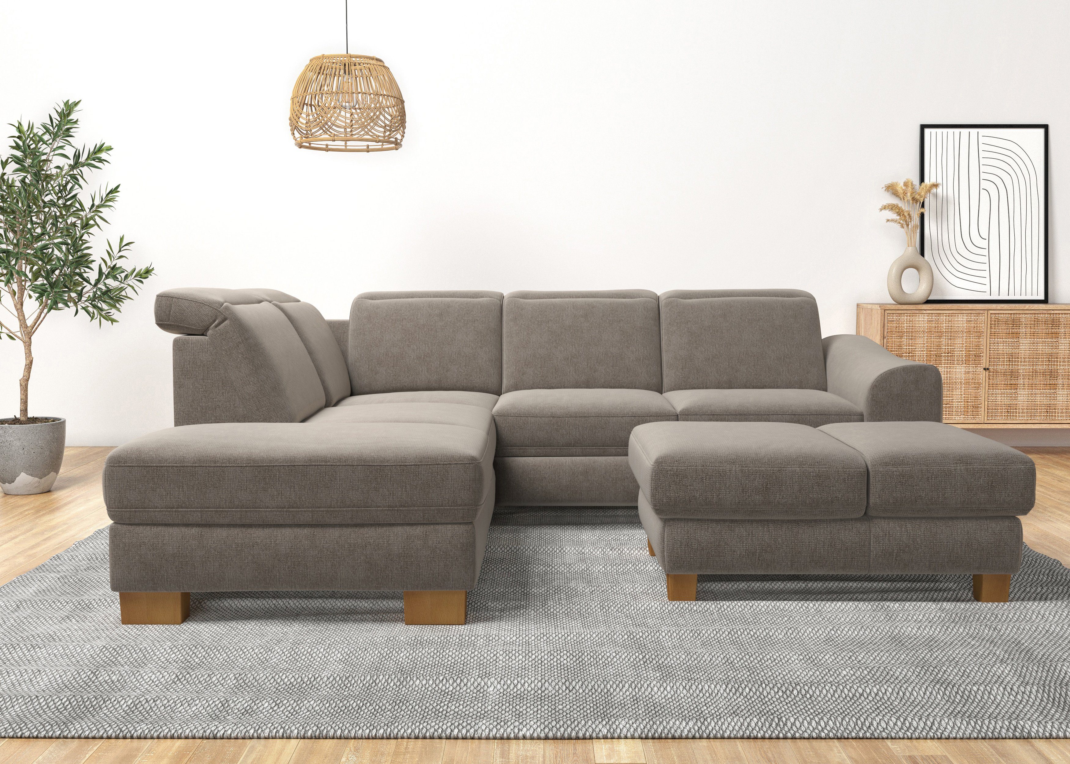 Home affaire Ecksofa Dundee L-Form, wahlweise günstig online kaufen