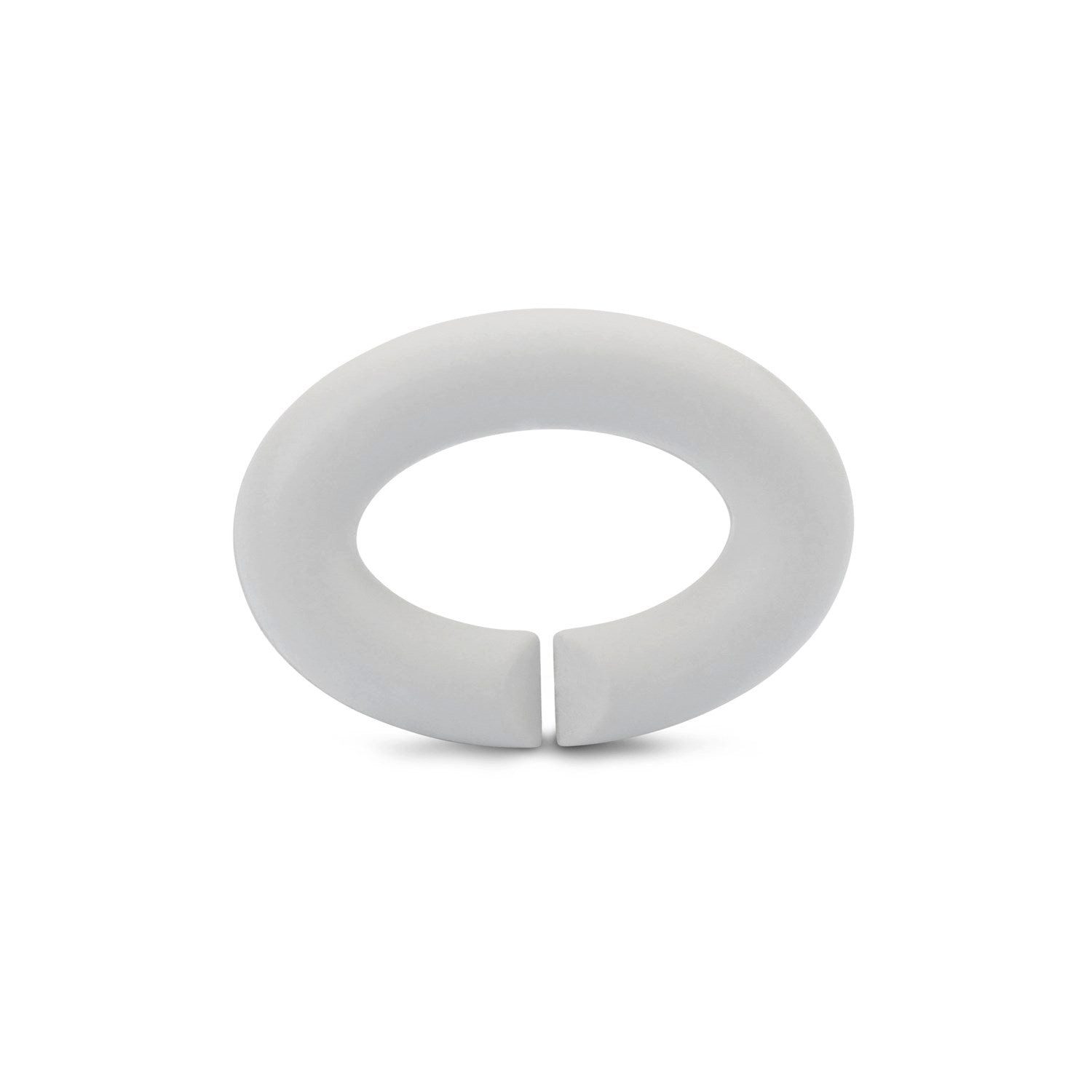 X Jewellery Bead Hellgrau, Rubber X, XRUBE-00023