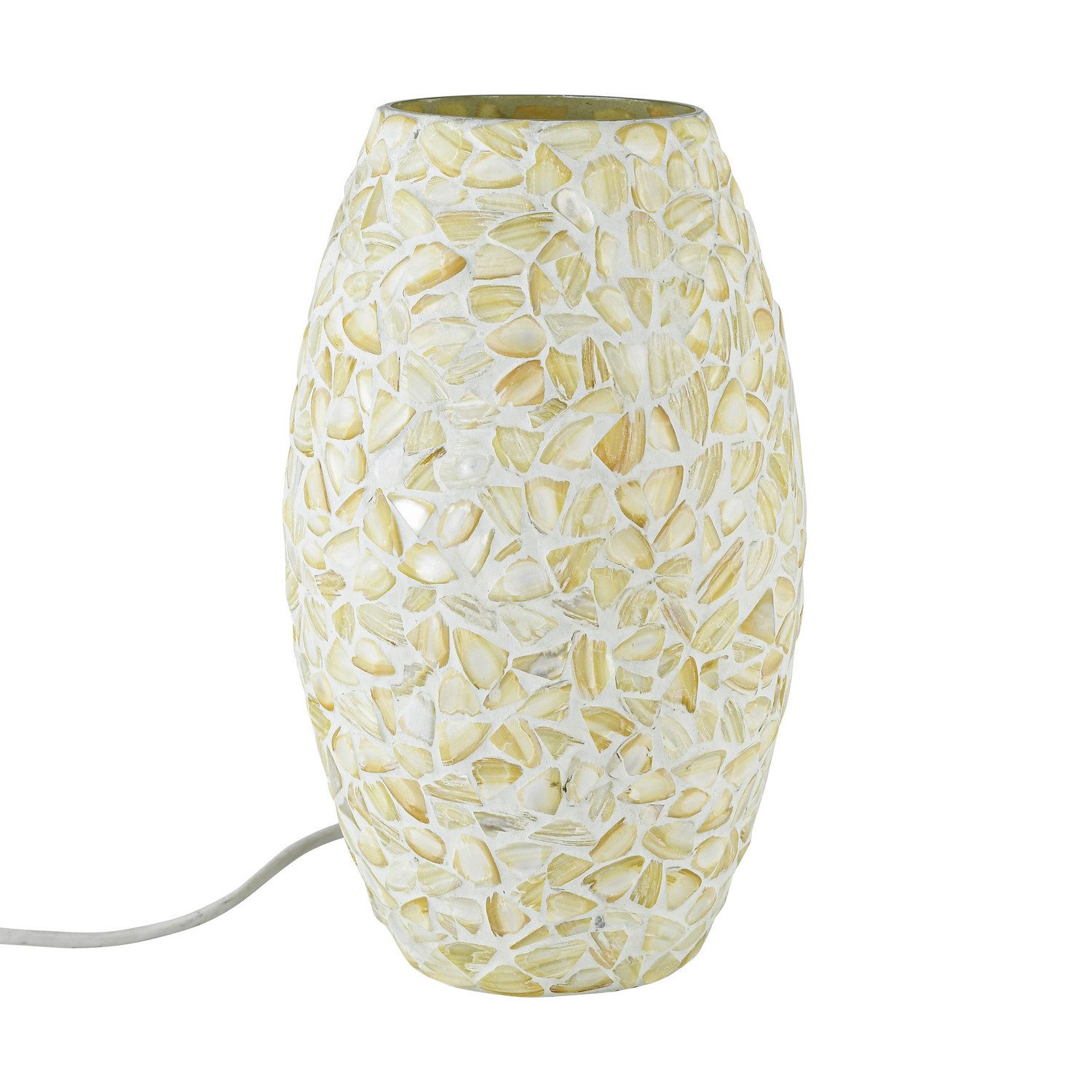 Marrakesch Orient & Mediterran Interior Nachttischlampe Boho Deko tischlampe Nachtischlampe aus Glas Mosaik Tiaga -2-, Handarbeit