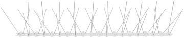 SCHELLENBERG Taubenspikes Taubenabwehr-Set Plus, 50x2x0,6 cm, Vogelabwehr aus Edelstahl, 11 cm lange Spikes, 50779