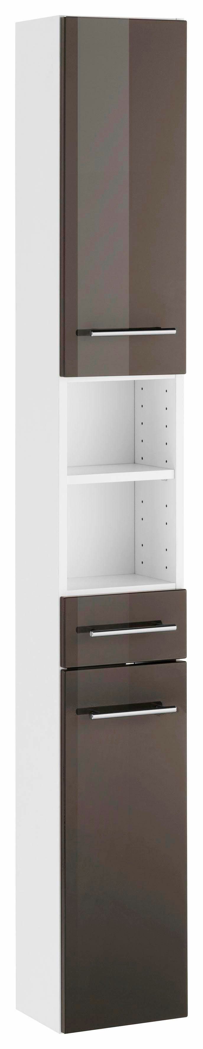 welltime Hochschrank Venedig Badmöbel in verschiedenen Farben erhältlich günstig online kaufen