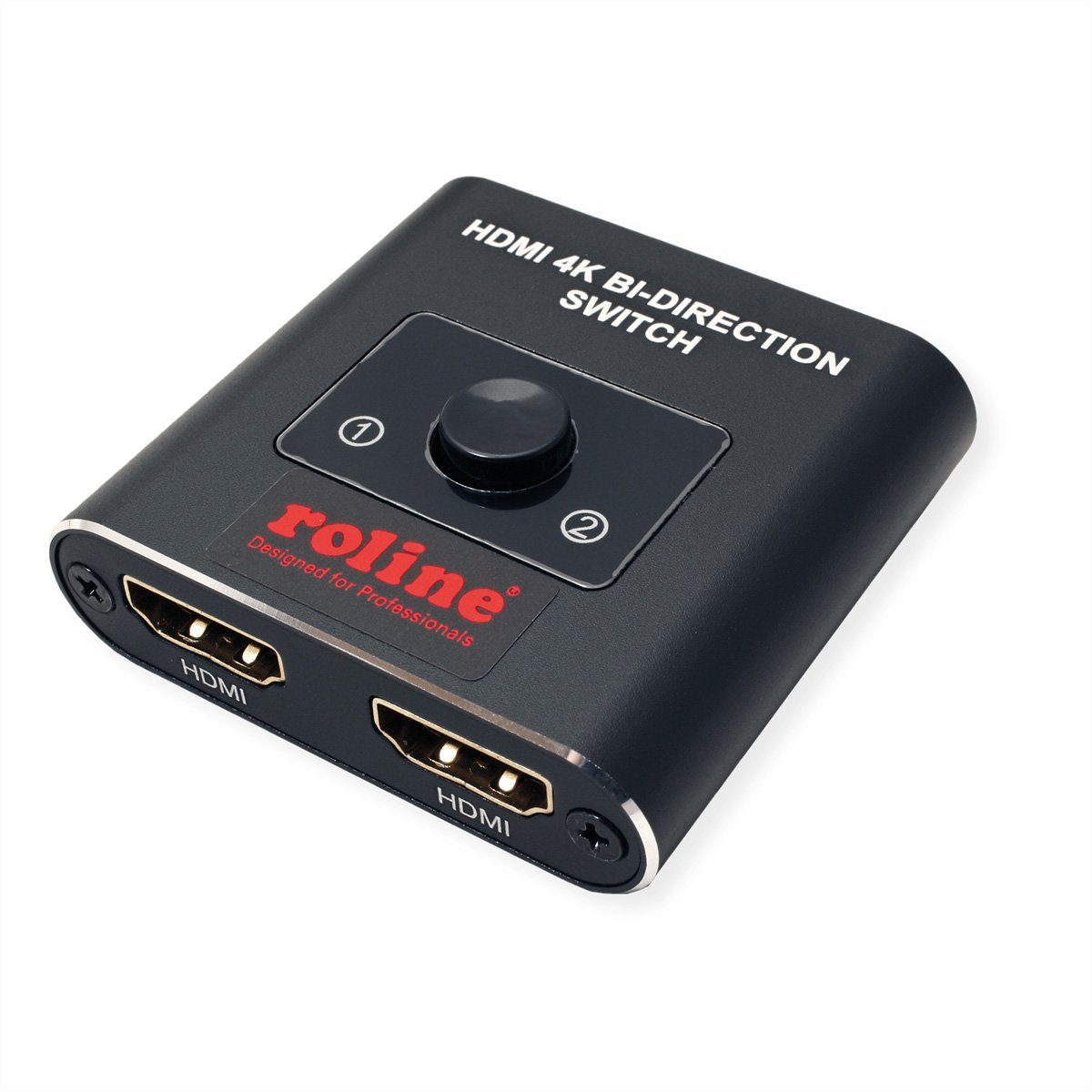 4K HDMI Switch, 2fach, bidirektional Audio- & Video-Adapter
