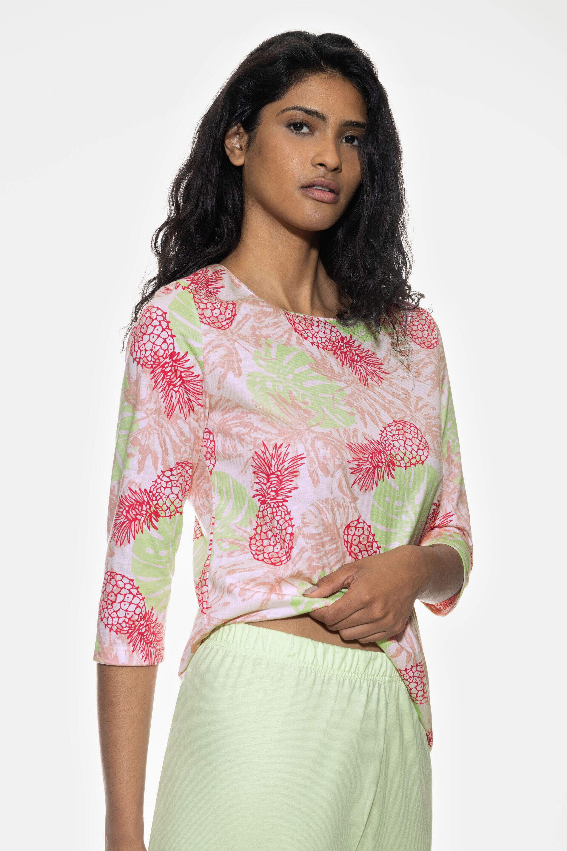 Mey Schlafanzug Mey Damen Pyjama Serie Pink Pineapple (2 tlg)
