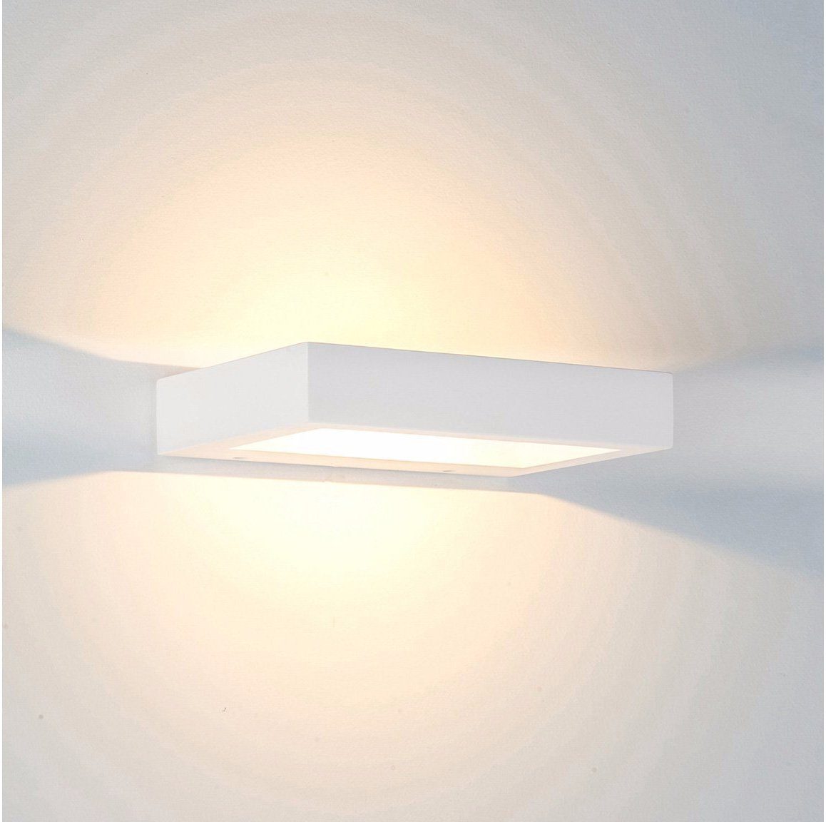 LED fest LED SHIMMER, Lighting integriert, Havit Warmweiß Wandleuchte