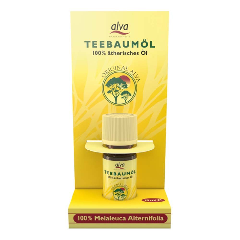 Alva Duftöl Teebaumöl - 100% Melaleuca Alternifolia Blister 10ml