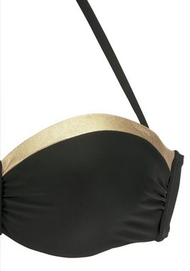 LASCANA Bügel-Bandeau-Bikini-Top Elodie, mit trendigem Materialeinsatz
