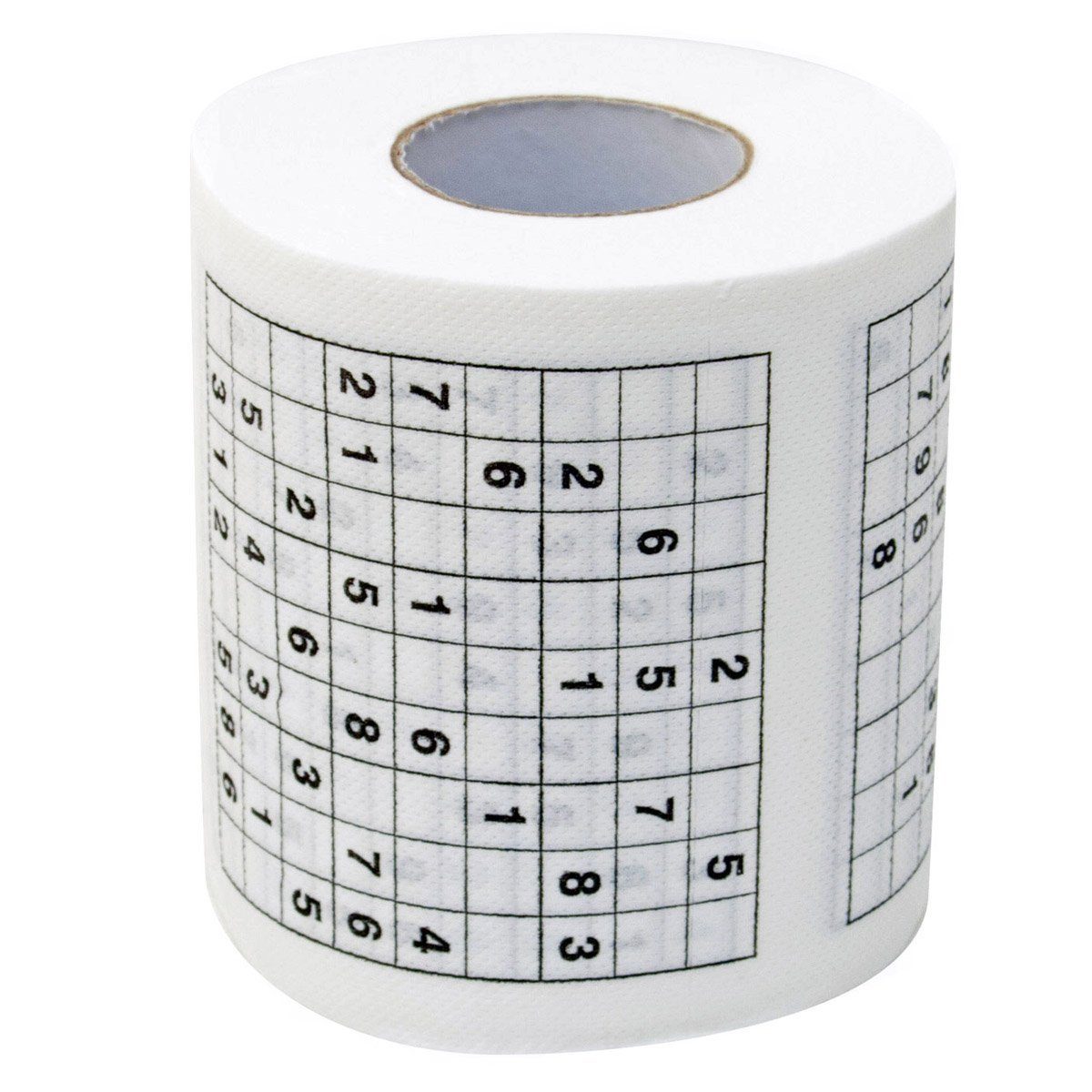 Goods+Gadgets Papierdekoration Sudoku Klopapier, Sudoko Rätsel Fun Toilettenpapier