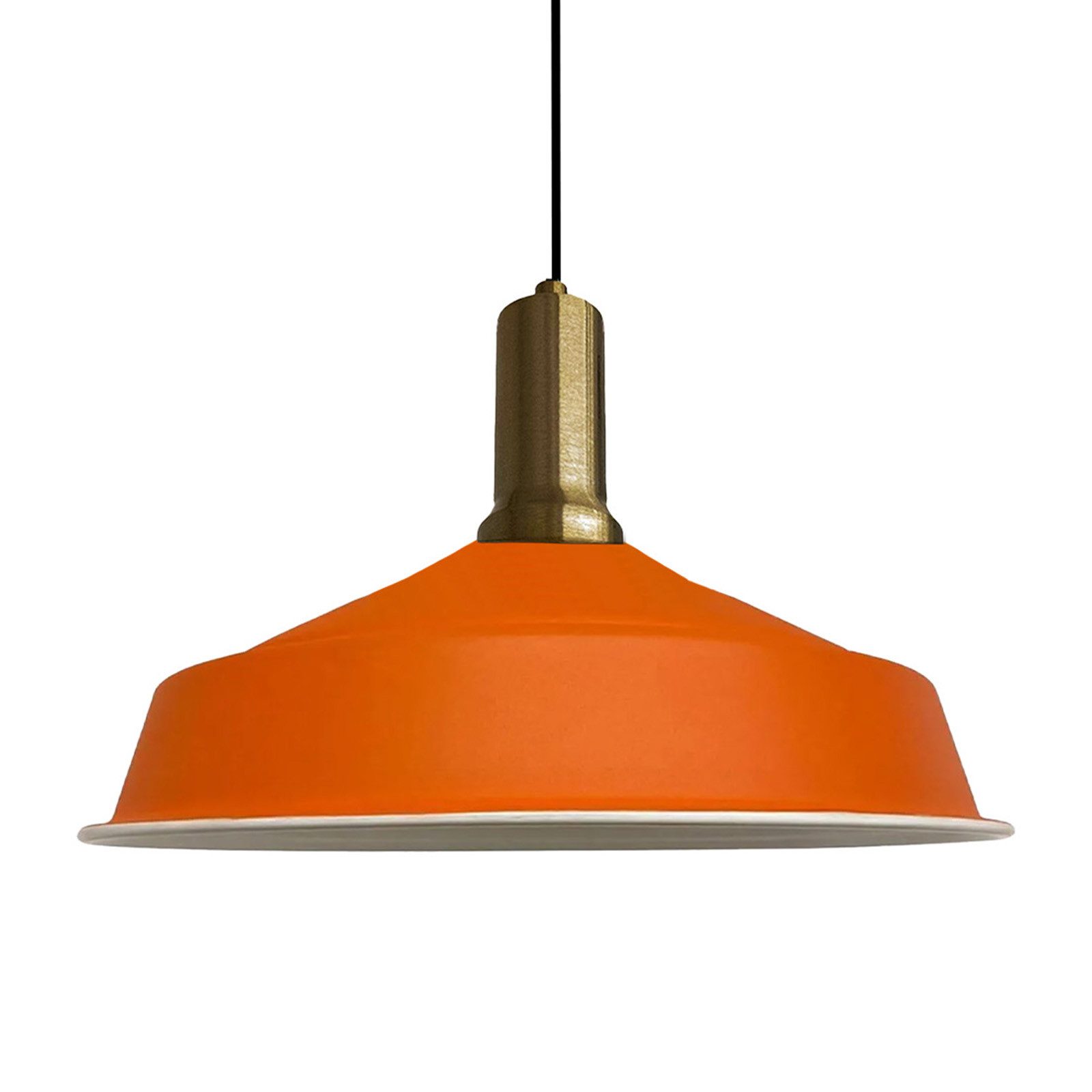 Bamyum Pendelleuchte Hängelampe AsletlEF Ø40 cm, Pendelleuchte Vintage, E27 Lampe, ohne Leuchtmittel, E27, Dimmbar, Einstellbare Kabellänge