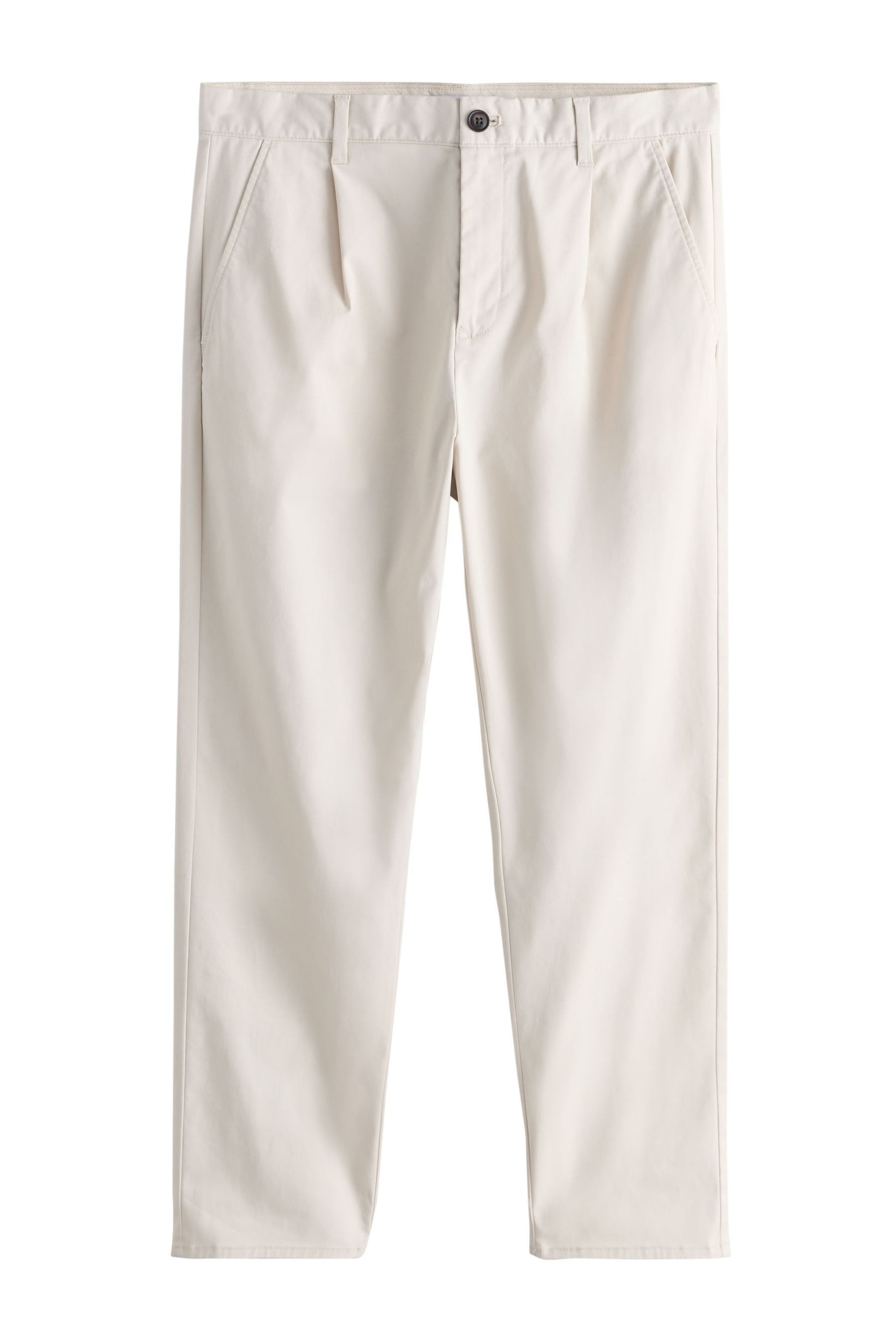 Stretch-Hose Regular Fit Stretch-Chinohose mit konischem Bein