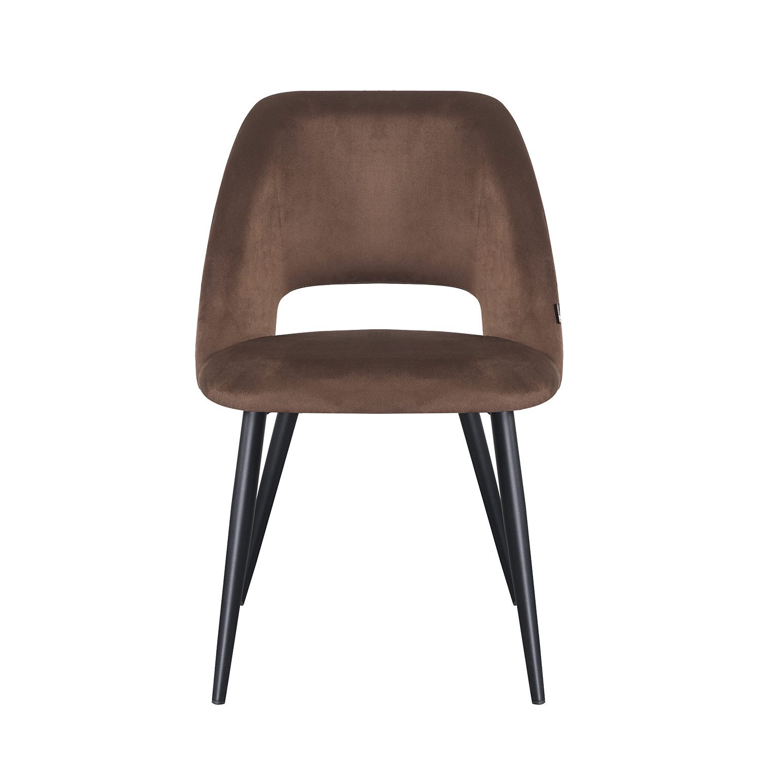 B&D home 4-Fußstuhl VICKY (Set, 2 St), gepolstert, Stuhlbeine aus Metall oder Massivholz wählbar