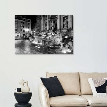 Posterlounge Leinwandbild Filtergrafia, Fontana di Trevi in Rom, Wohnzimmer Fotografie