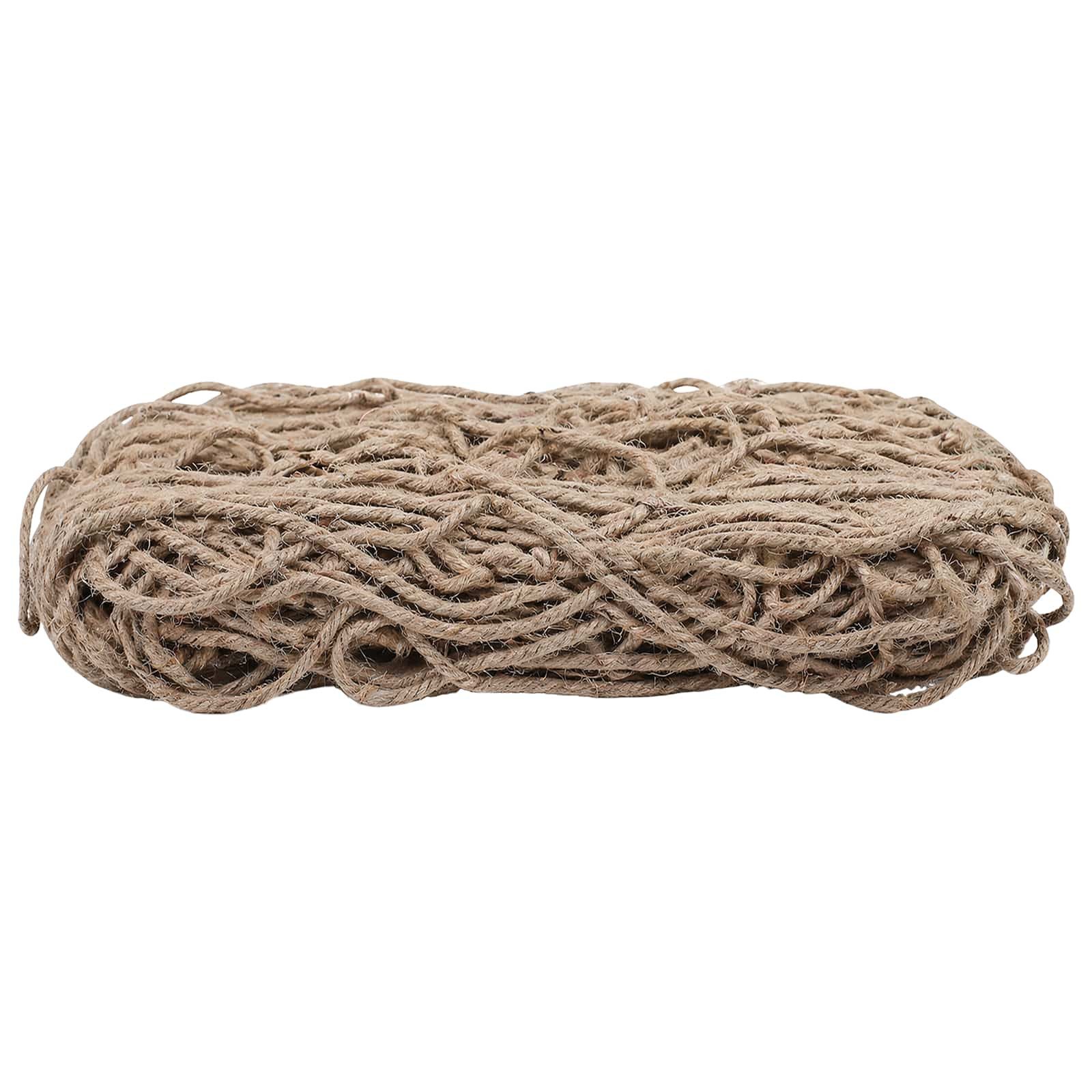 vidaXL Schutznetz Jute Pflanzenstütznetz Natur 2 x 25 m 100% Tossa Jute, BxL: 2500x25 m, (1-St)